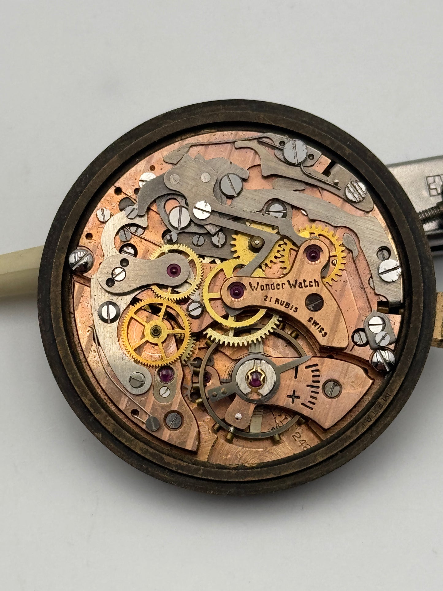 wonder watch landeron 248 chrono movement movimento