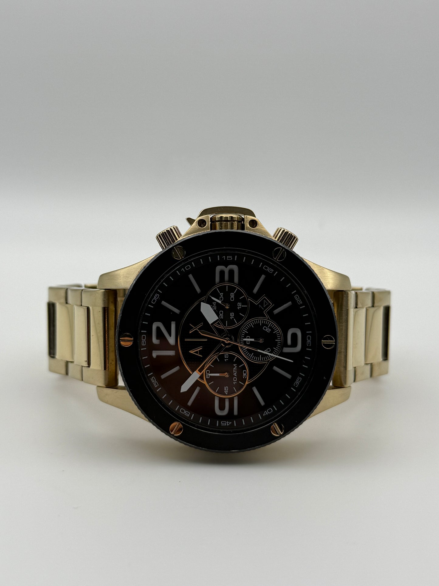 armani exchange ax1511 51mm chronograph quartz watch