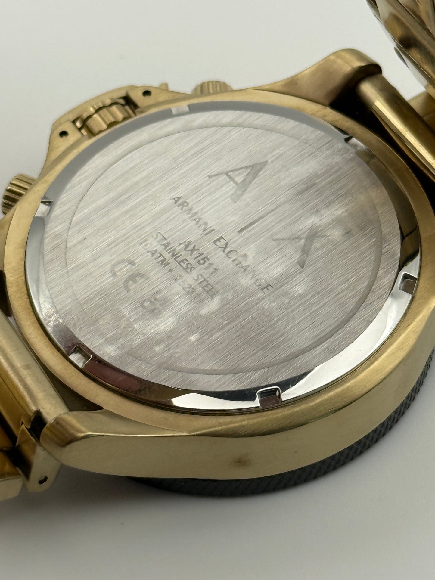 armani exchange ax1511 51mm chronograph quartz watch