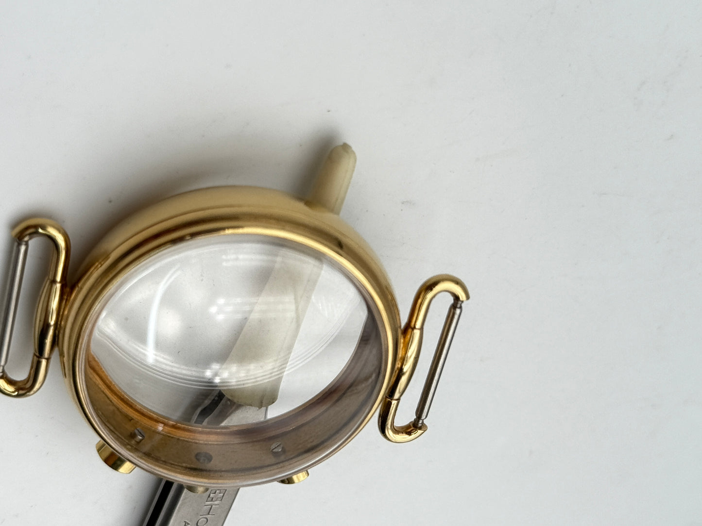 zenith 146hp case 37mm cassa vintage rare gold plated fixed loops