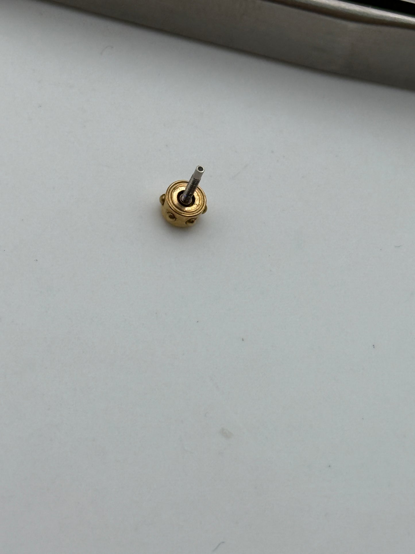 eberhard corona crown waterproof yellow gold 4x2.5mm