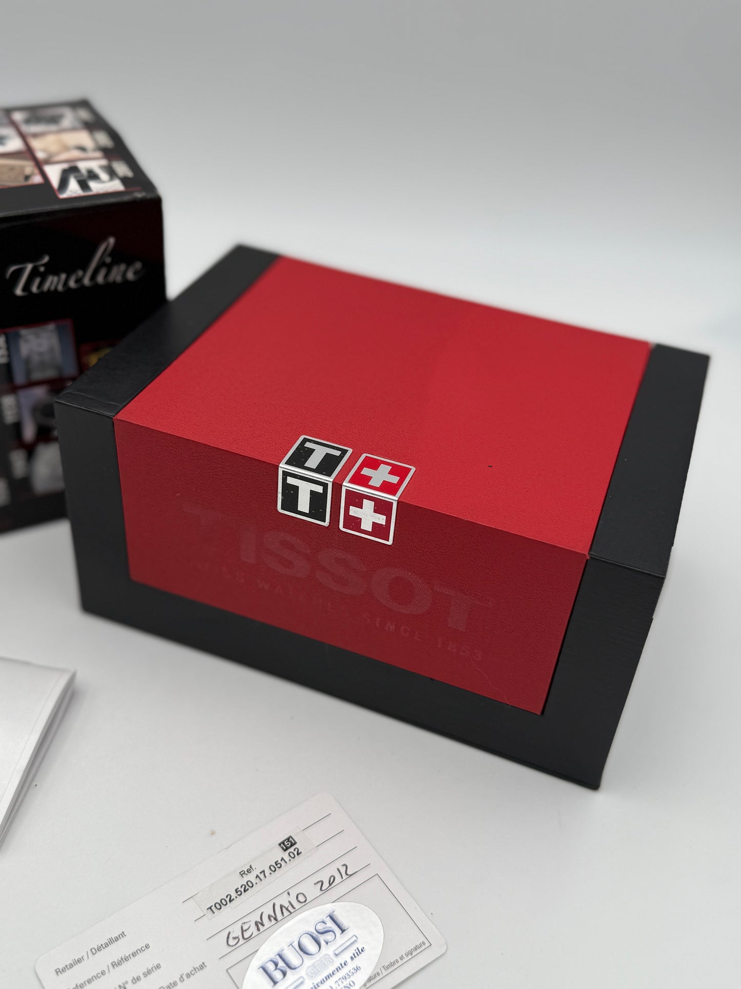 Tissot watch box scatola swiss made