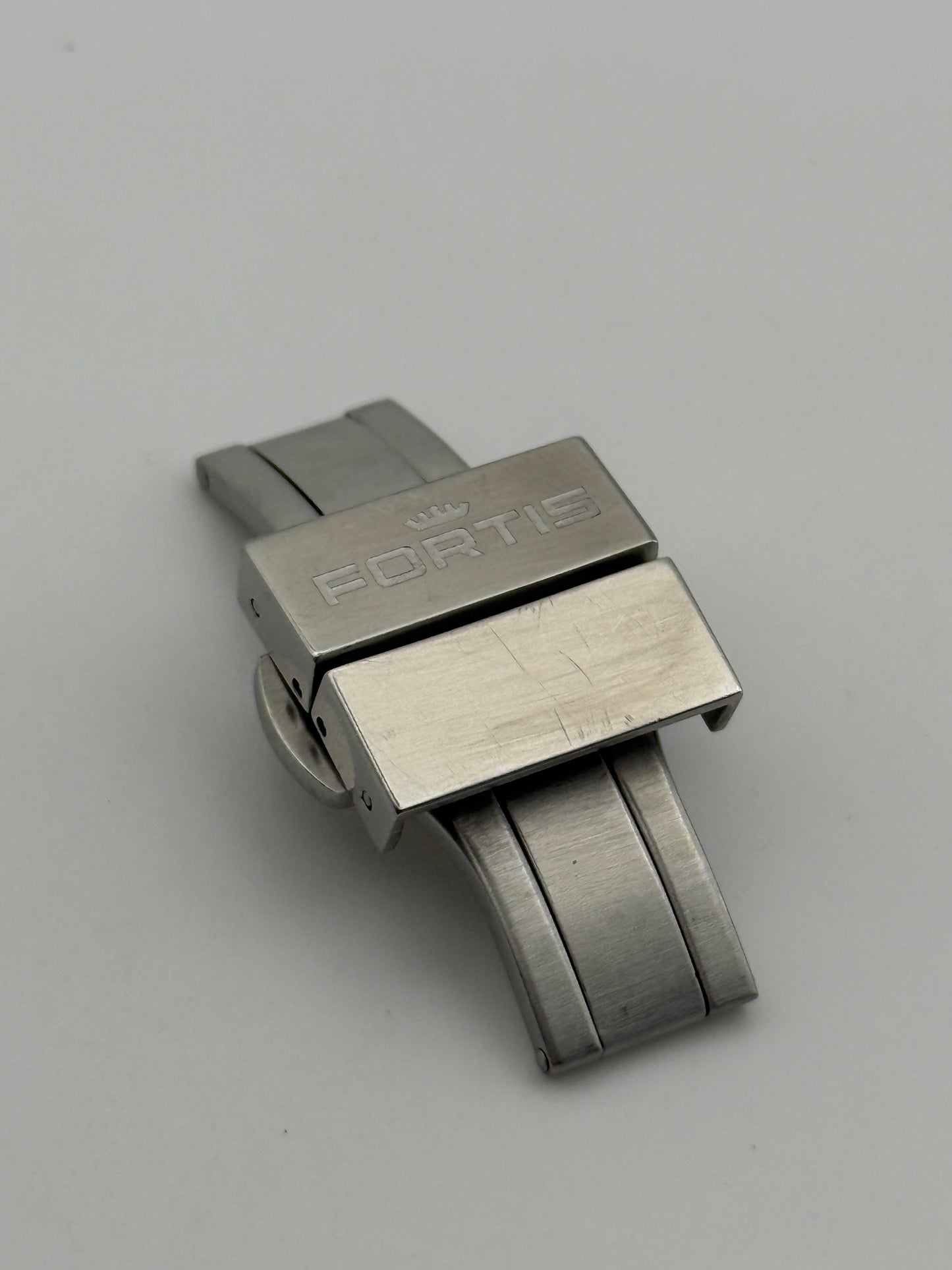 fortis fibbia buckle deployante swiss made spacematic 18mm