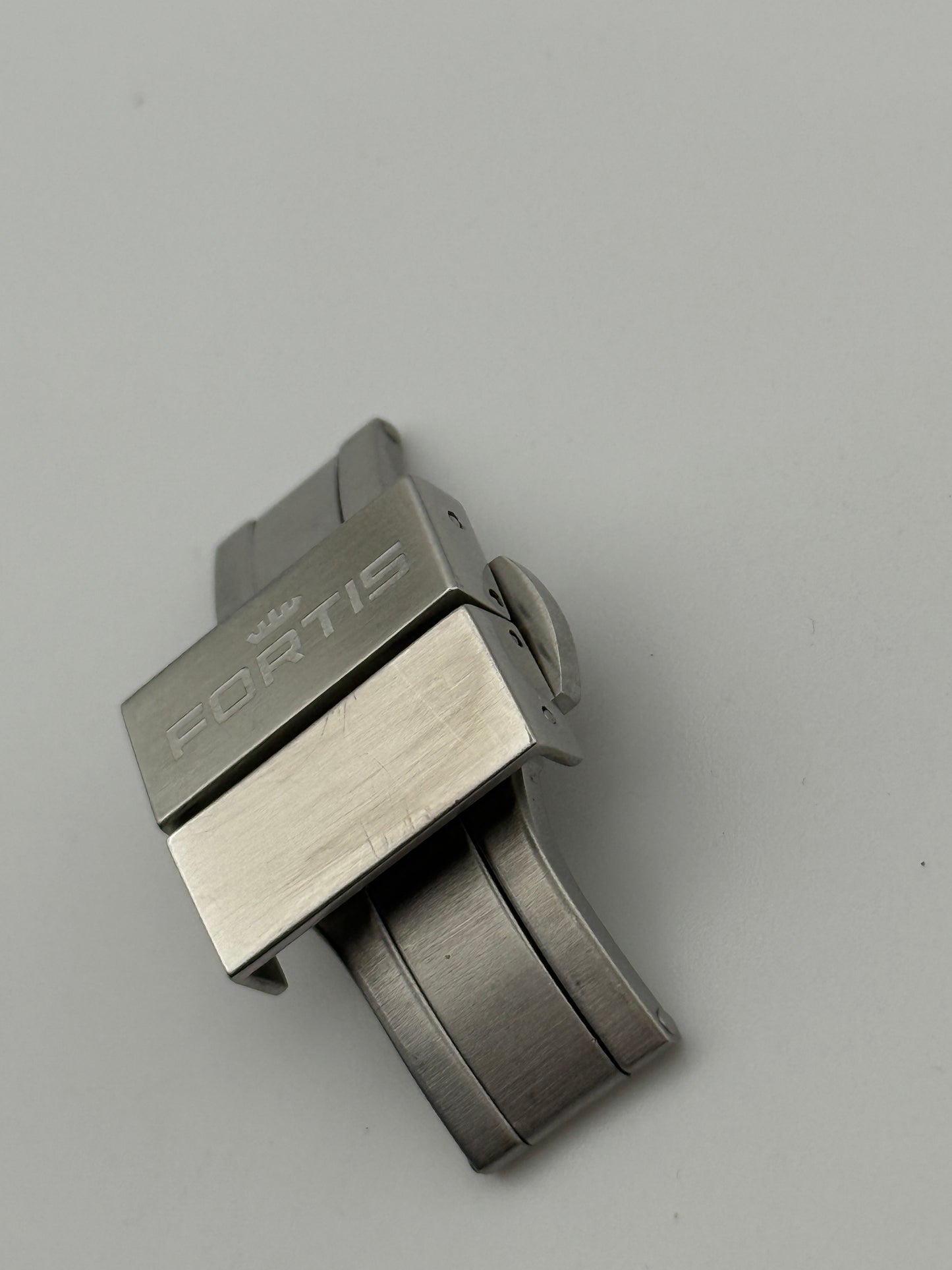 fortis fibbia buckle deployante swiss made spacematic 18mm