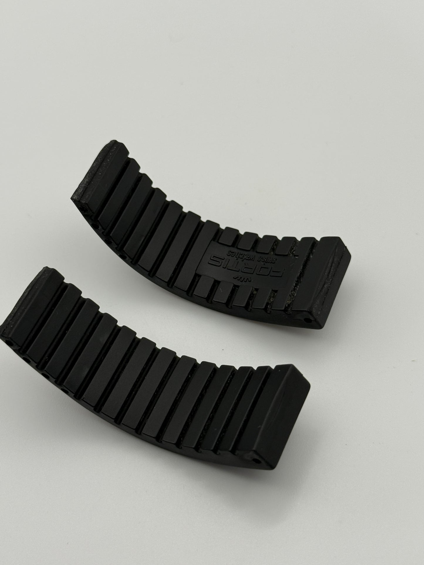 fortis cinturino strap gomma rubber swiss made spacematic 20mm