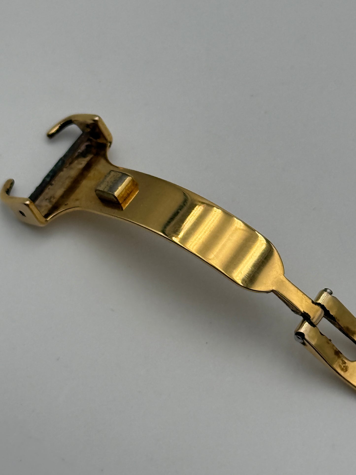 Cartier deployante chiusura gold plated swiss made 14mm