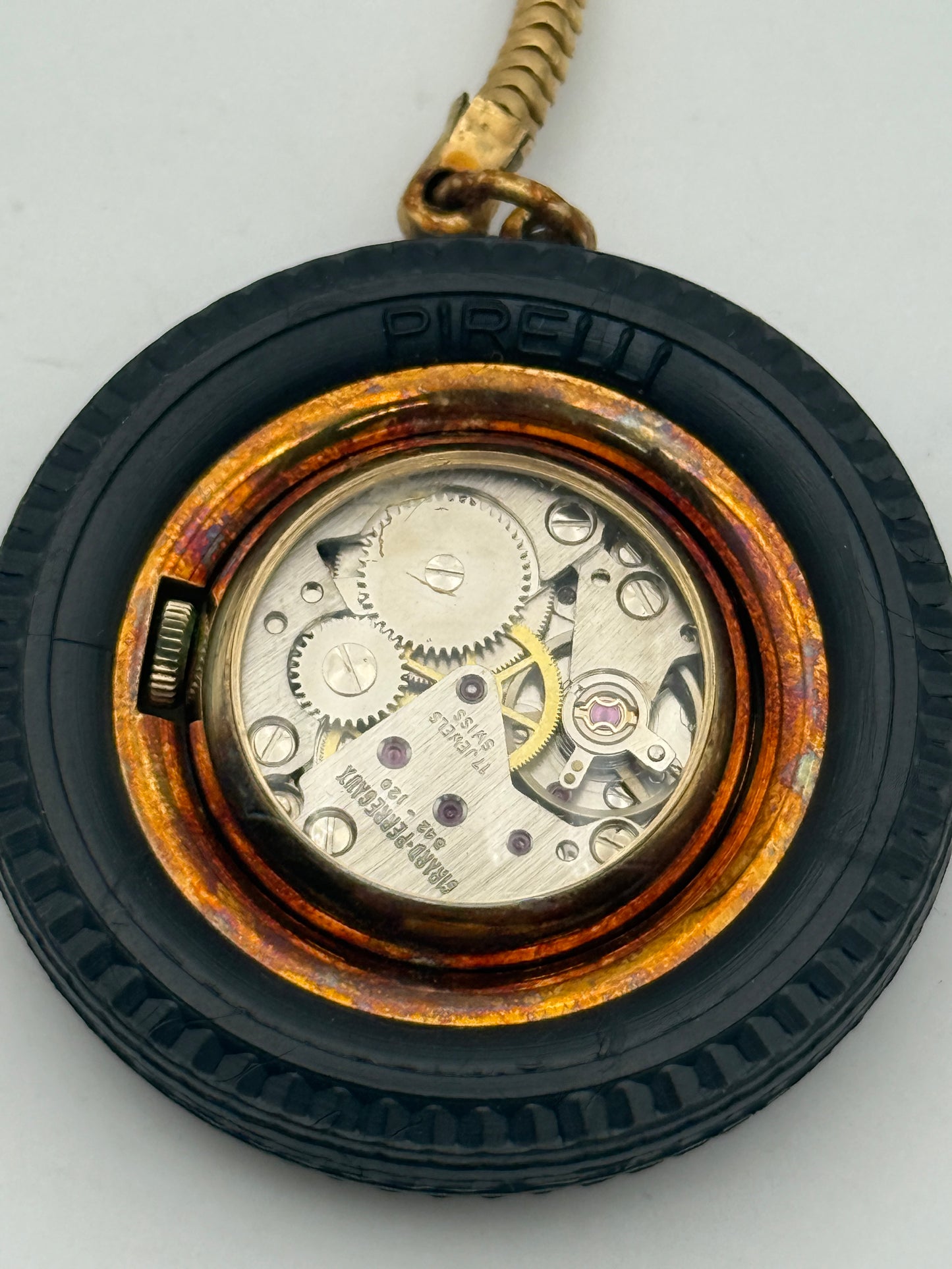 girard perregaux ruotino wheel pirelli 542-120 41mm NOS