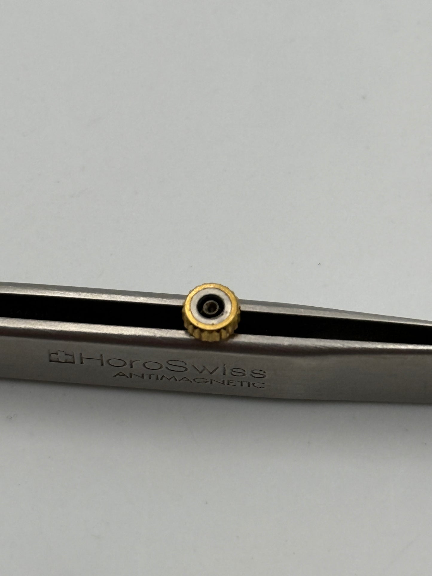 Omega corona crown waterproof impermeabile gold plated 4.7x2.5mm