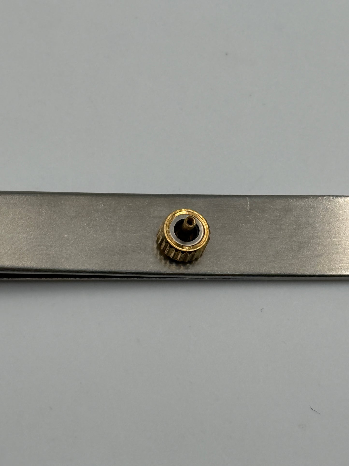 Omega corona crown waterproof impermeabile 5.5x3mm gold plated