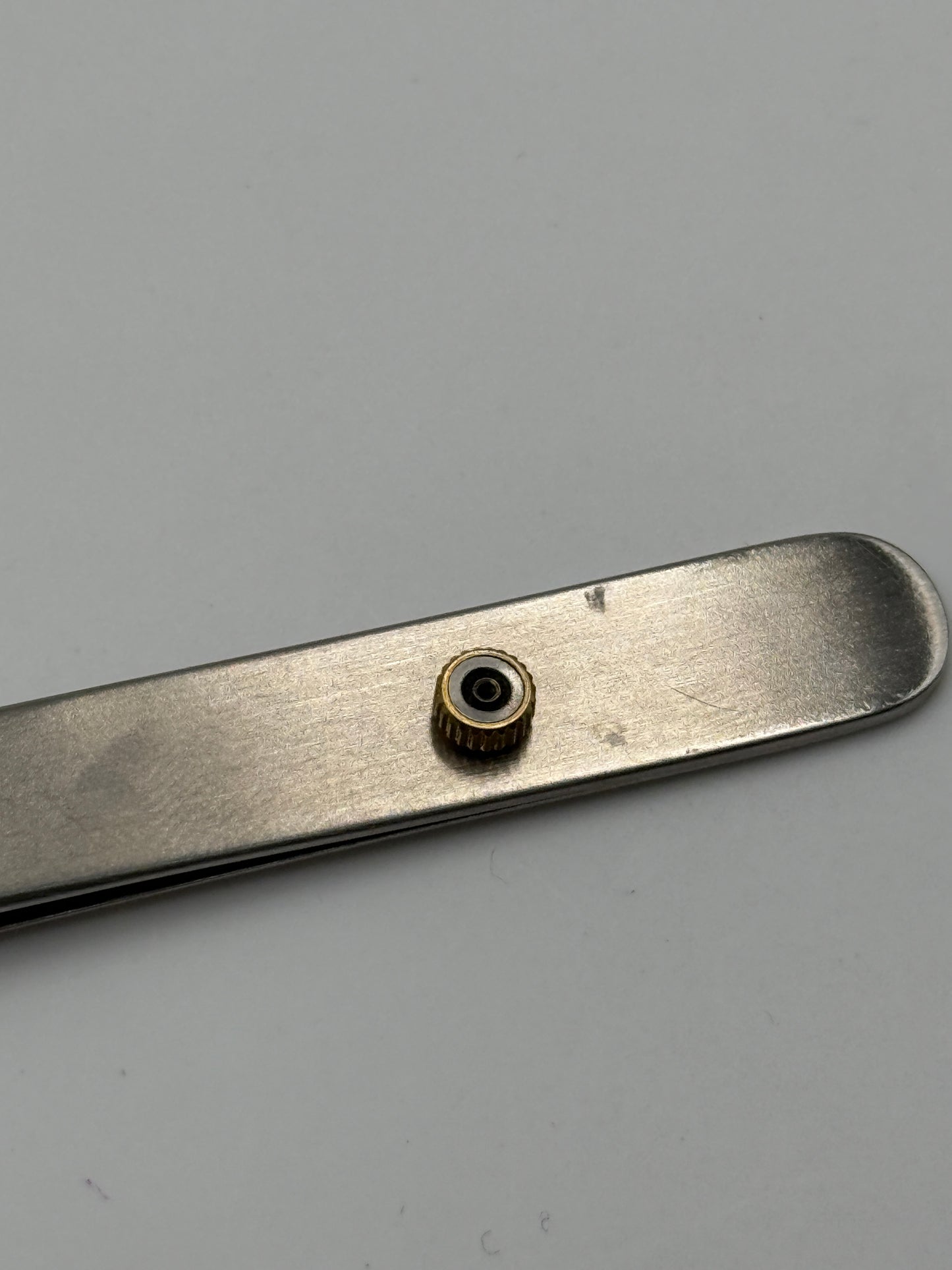 Omega corona crown impermeabile waterpoof 4.8x2.5mm gold plated