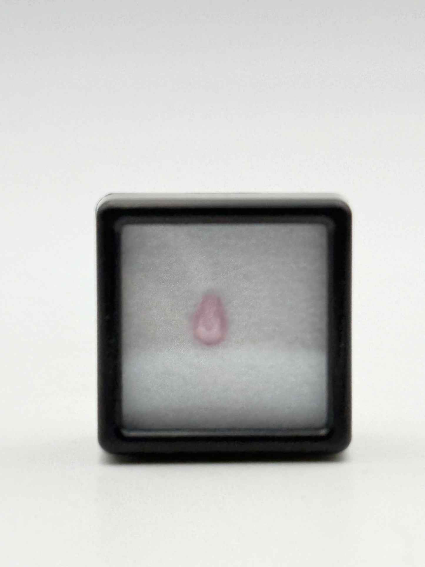 zaffiro rosa briolette natual naturale sapphire 0.47ct
