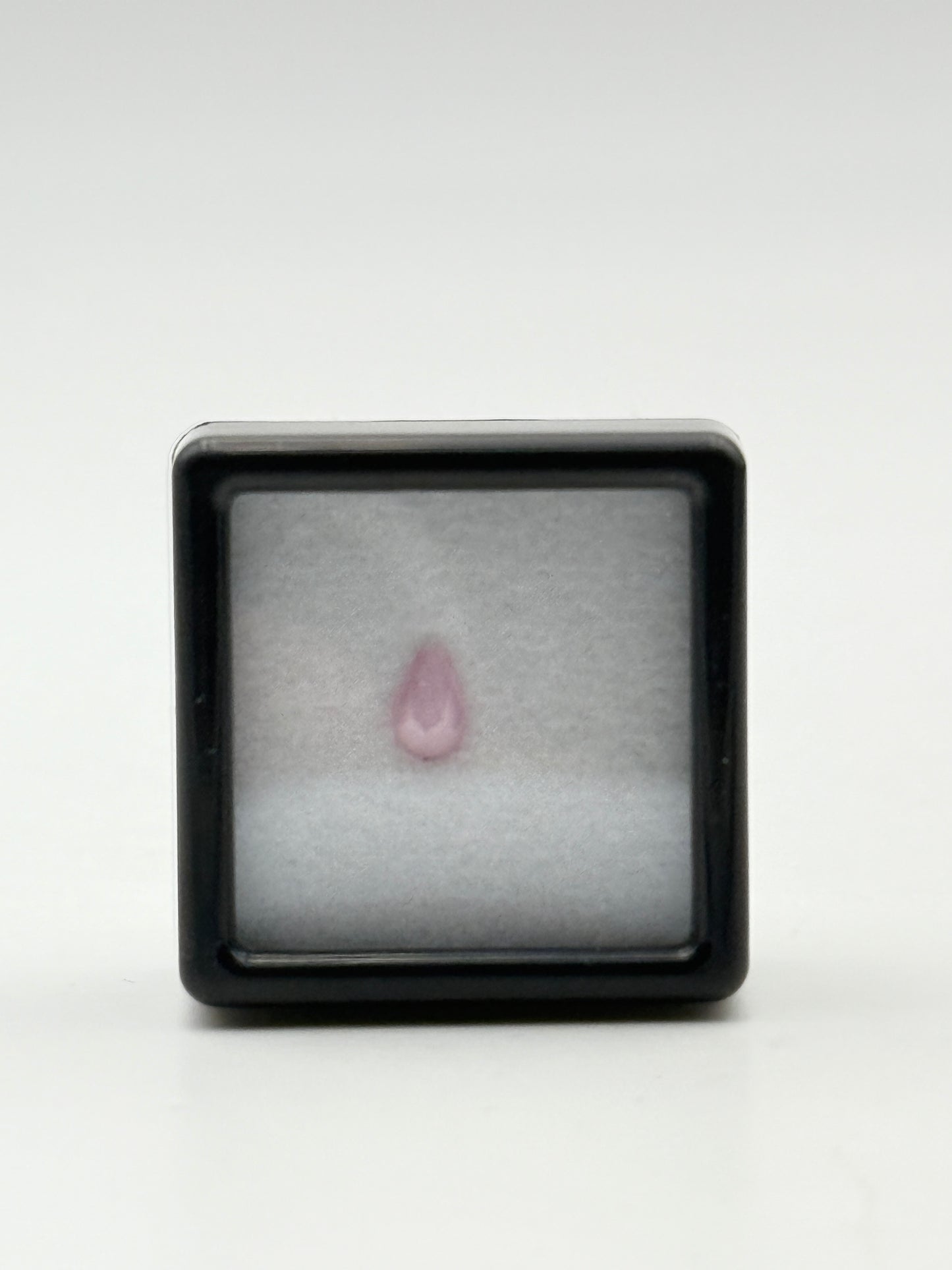 zaffiro rosa briolette natual naturale sapphire 0.47ct