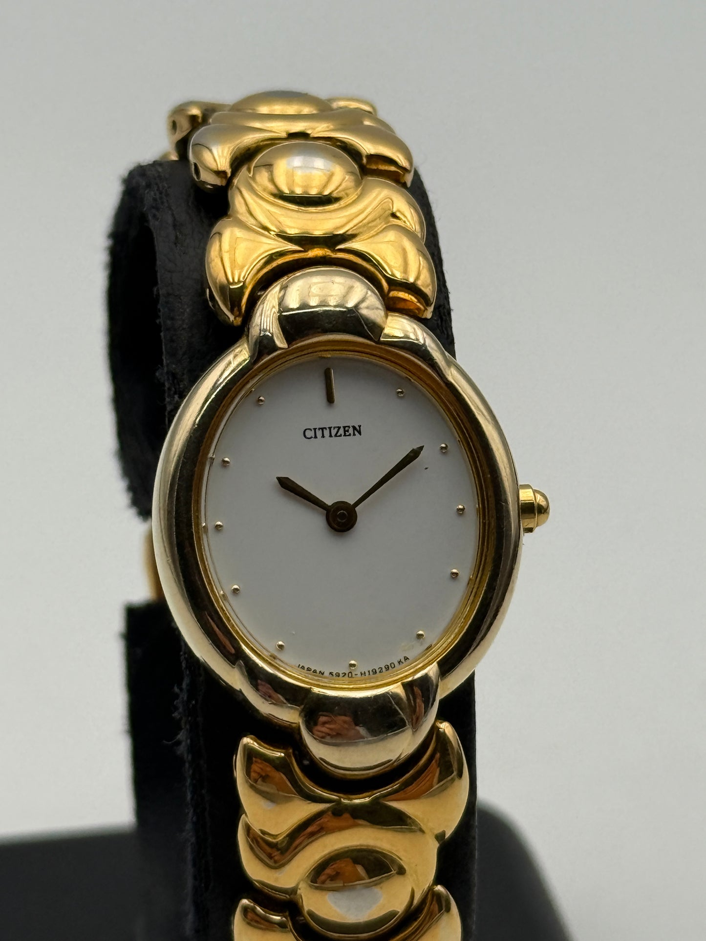 citizen cioccolatino choccolate gold plated 5920-h11615 23mm quartz