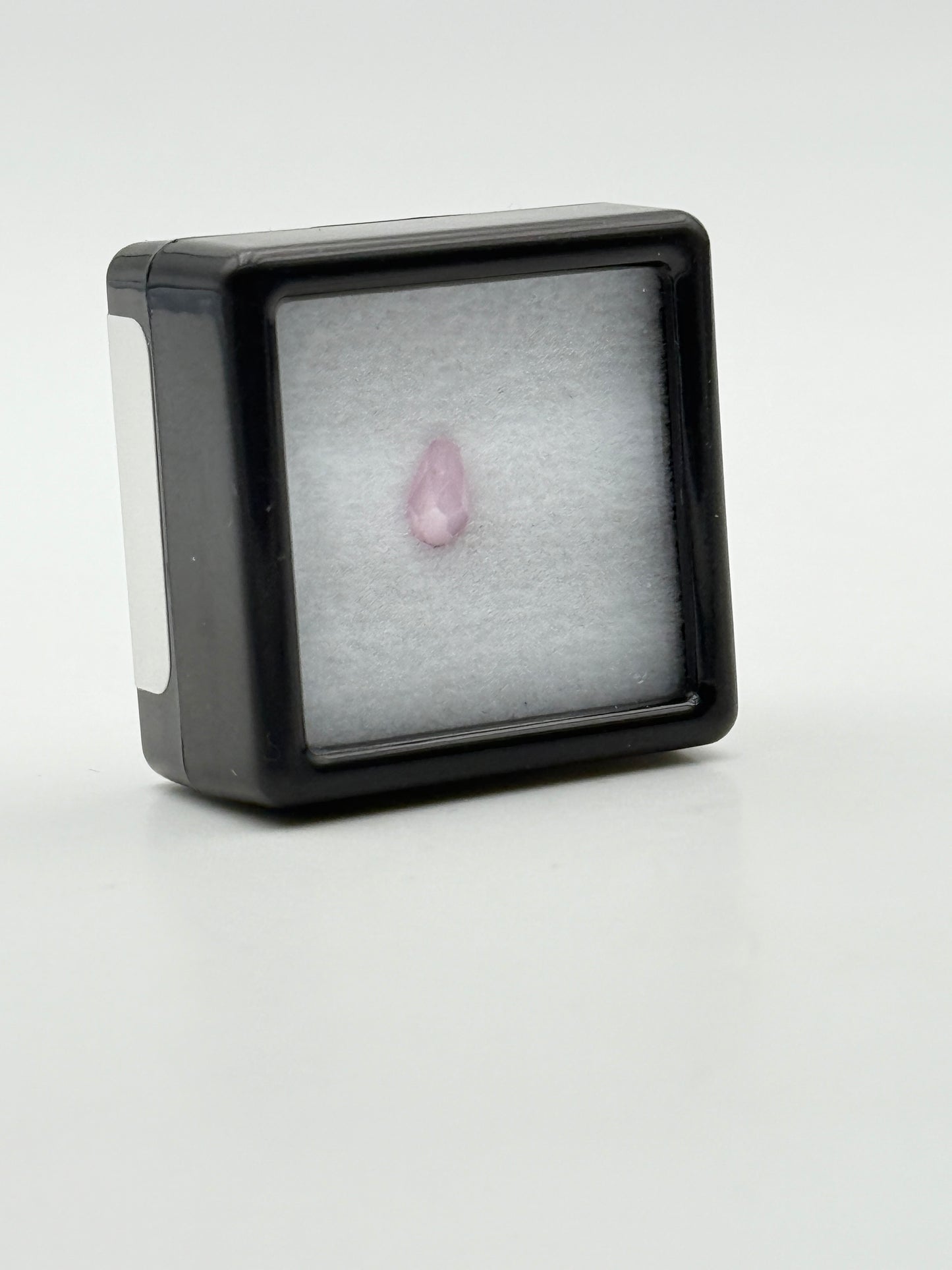 zaffiro rosa briolette natual naturale sapphire 0.47ct