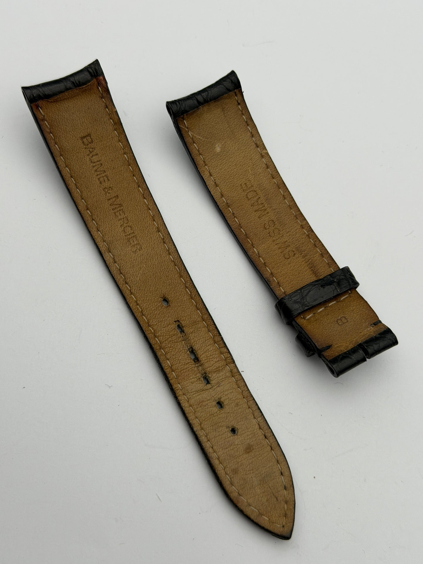 baume e mercier 18mm cinturino strap