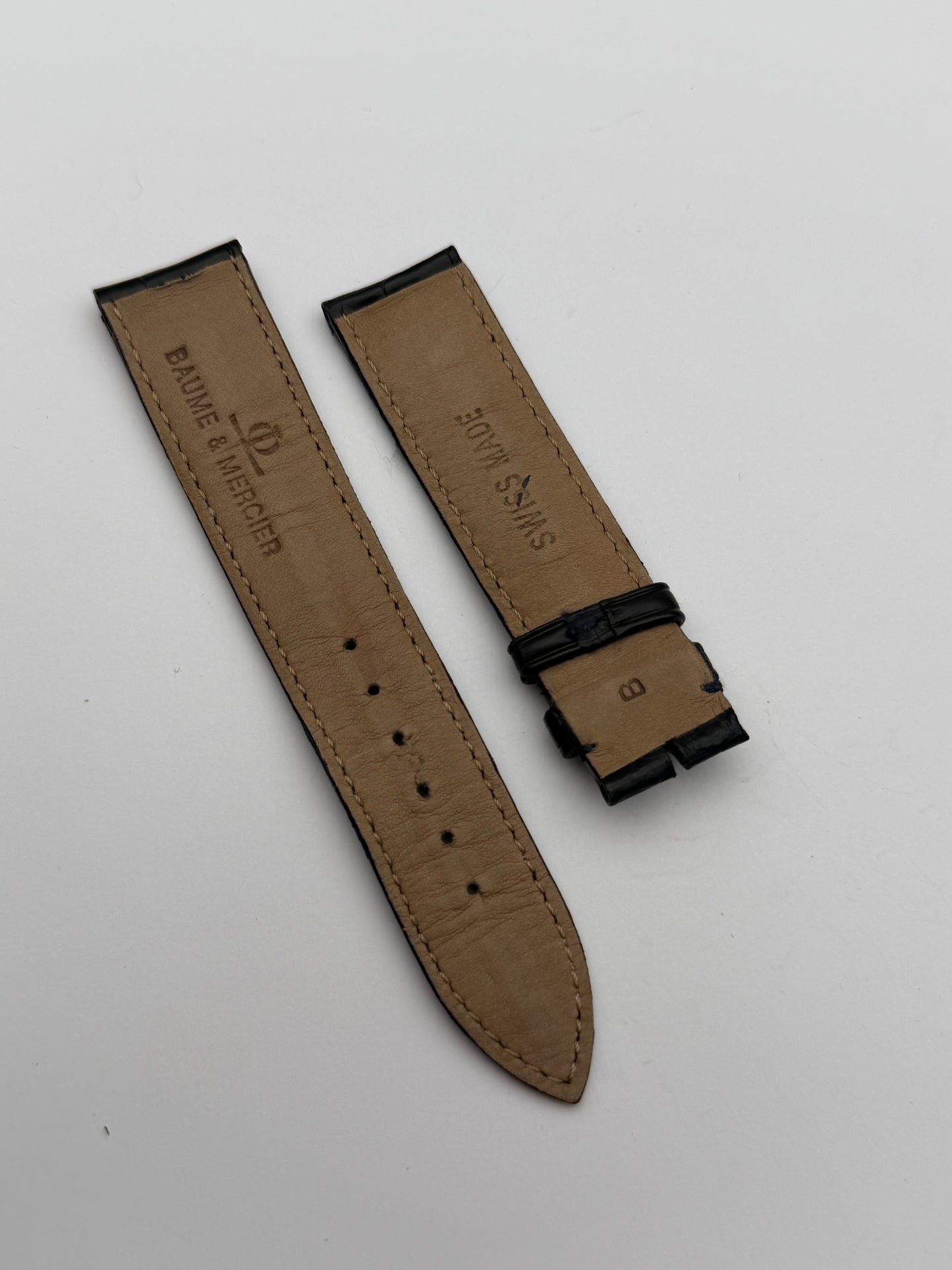 baume e mercier 20mm cinturino strap