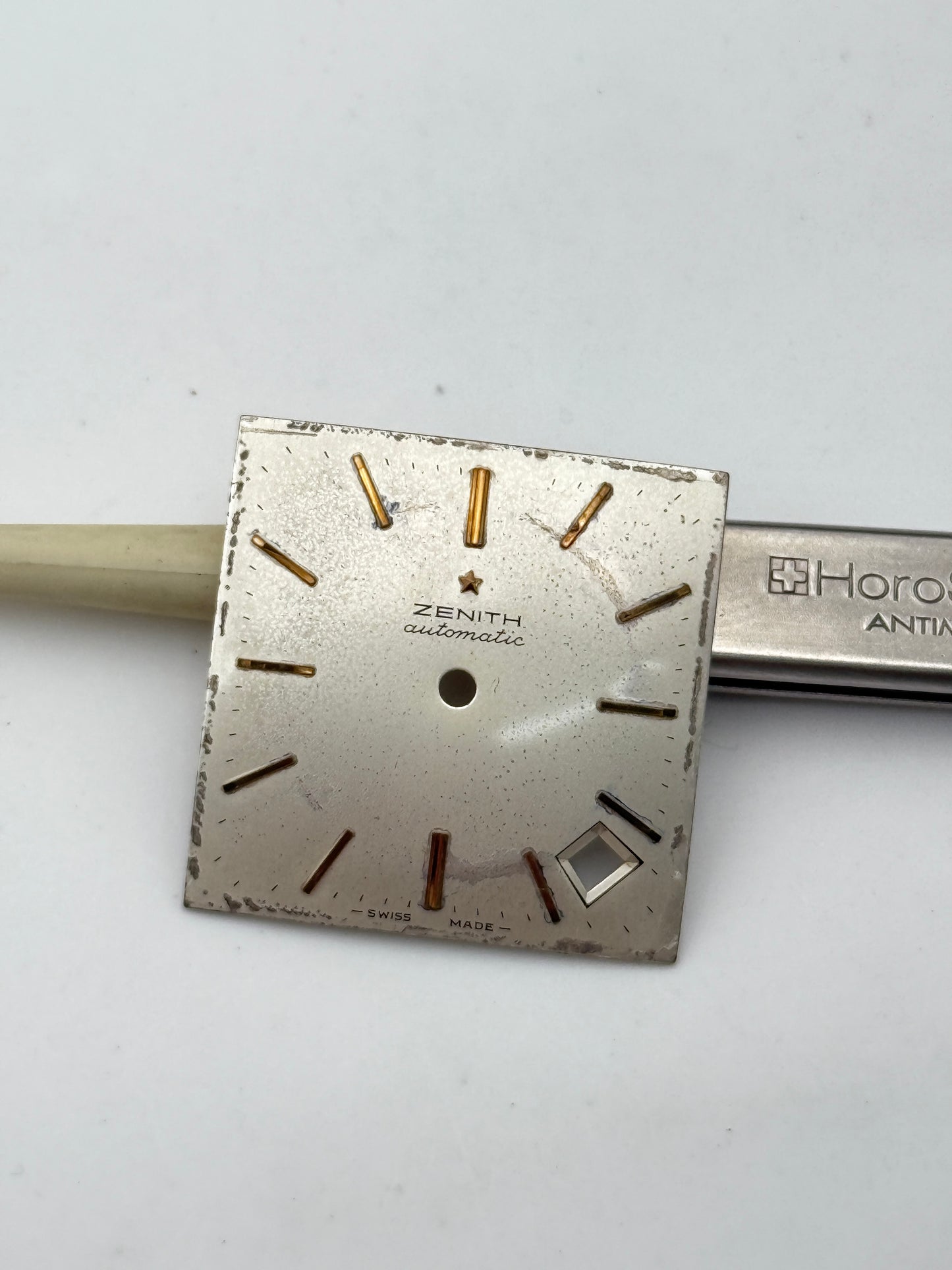 zenith automatic 26x26mm dial quadrante