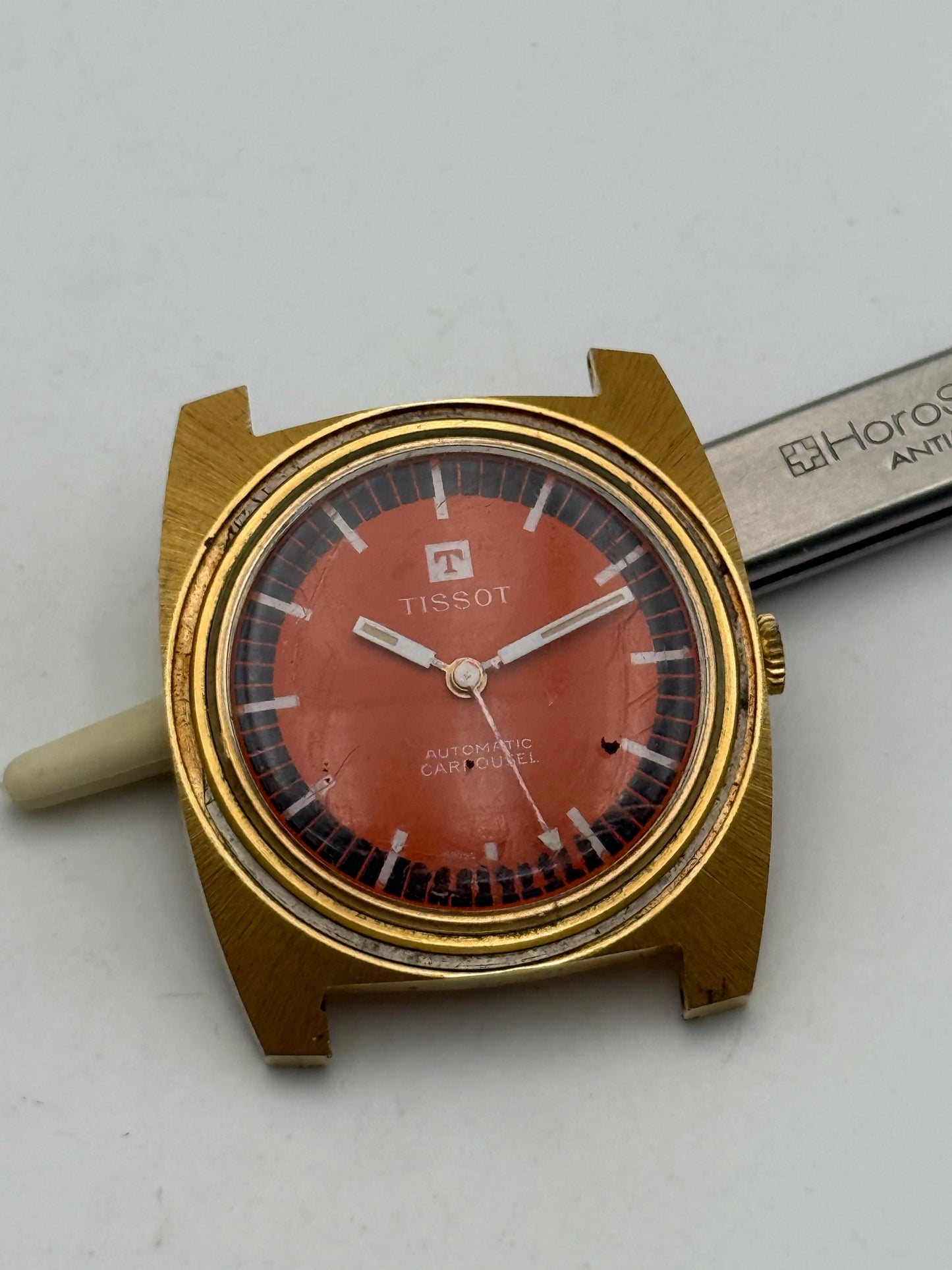tissot carrousel orange 33mm