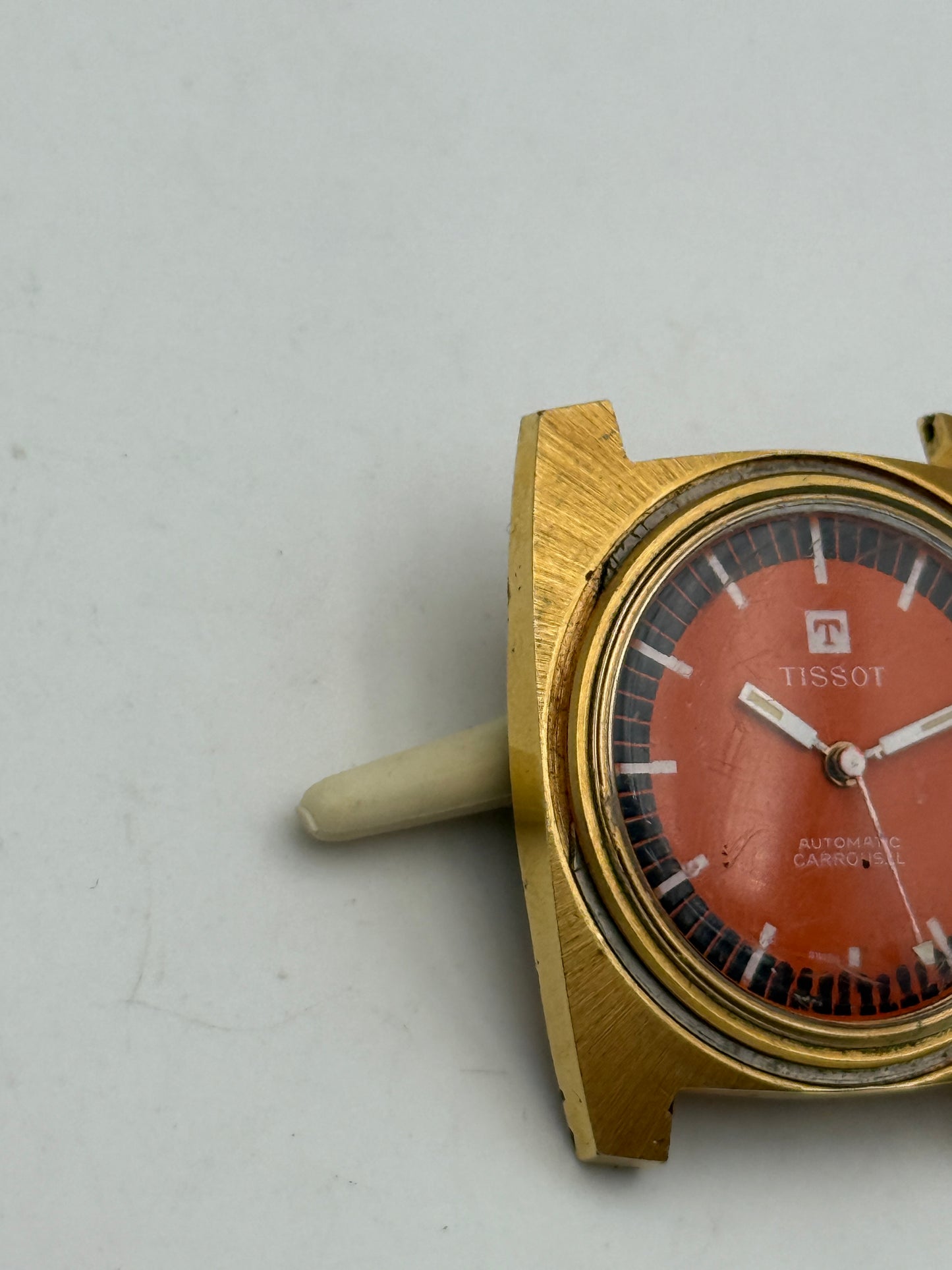 tissot carrousel orange 33mm