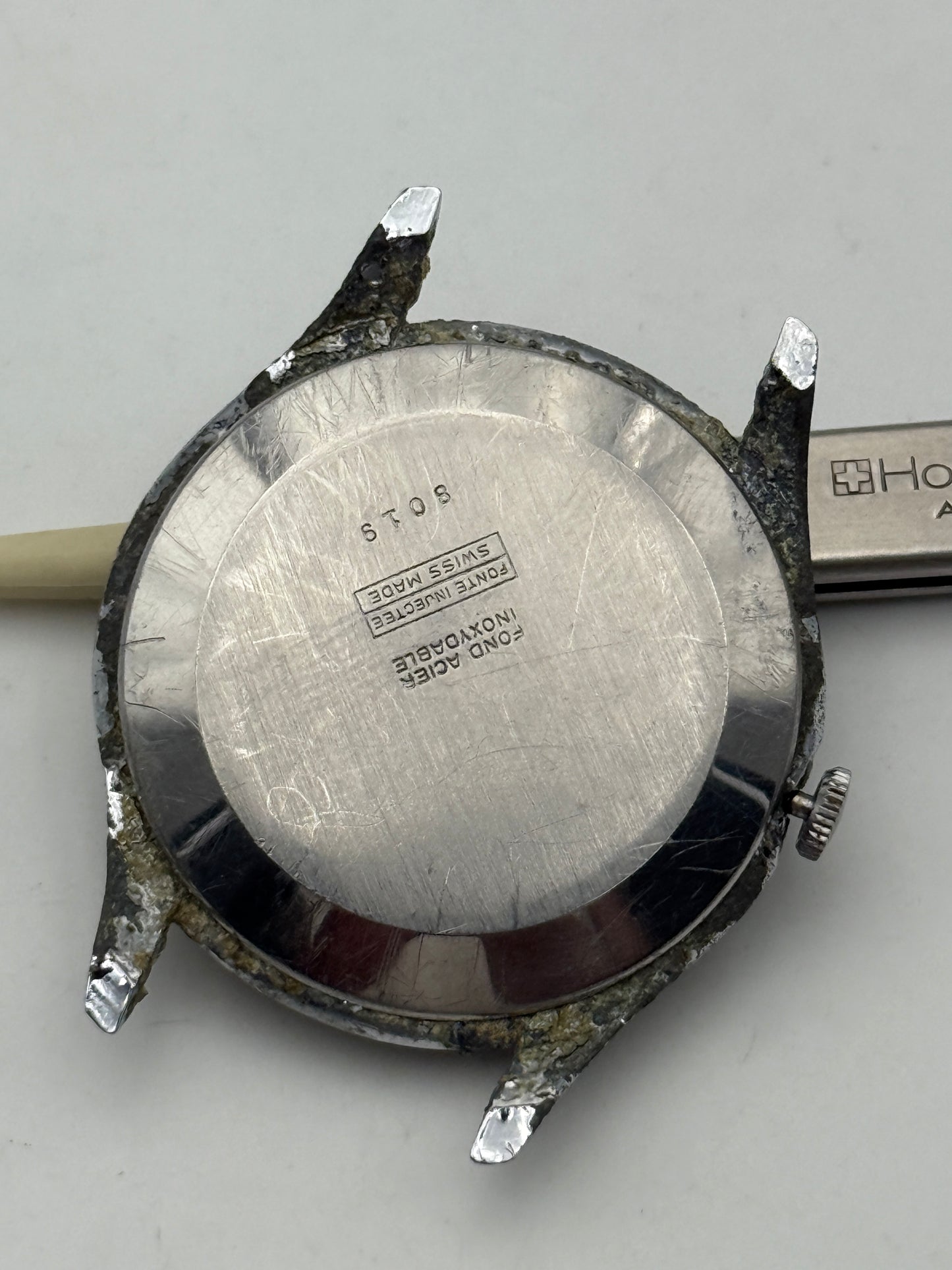 tulxis 37mm vintage swiss made watch manual wind