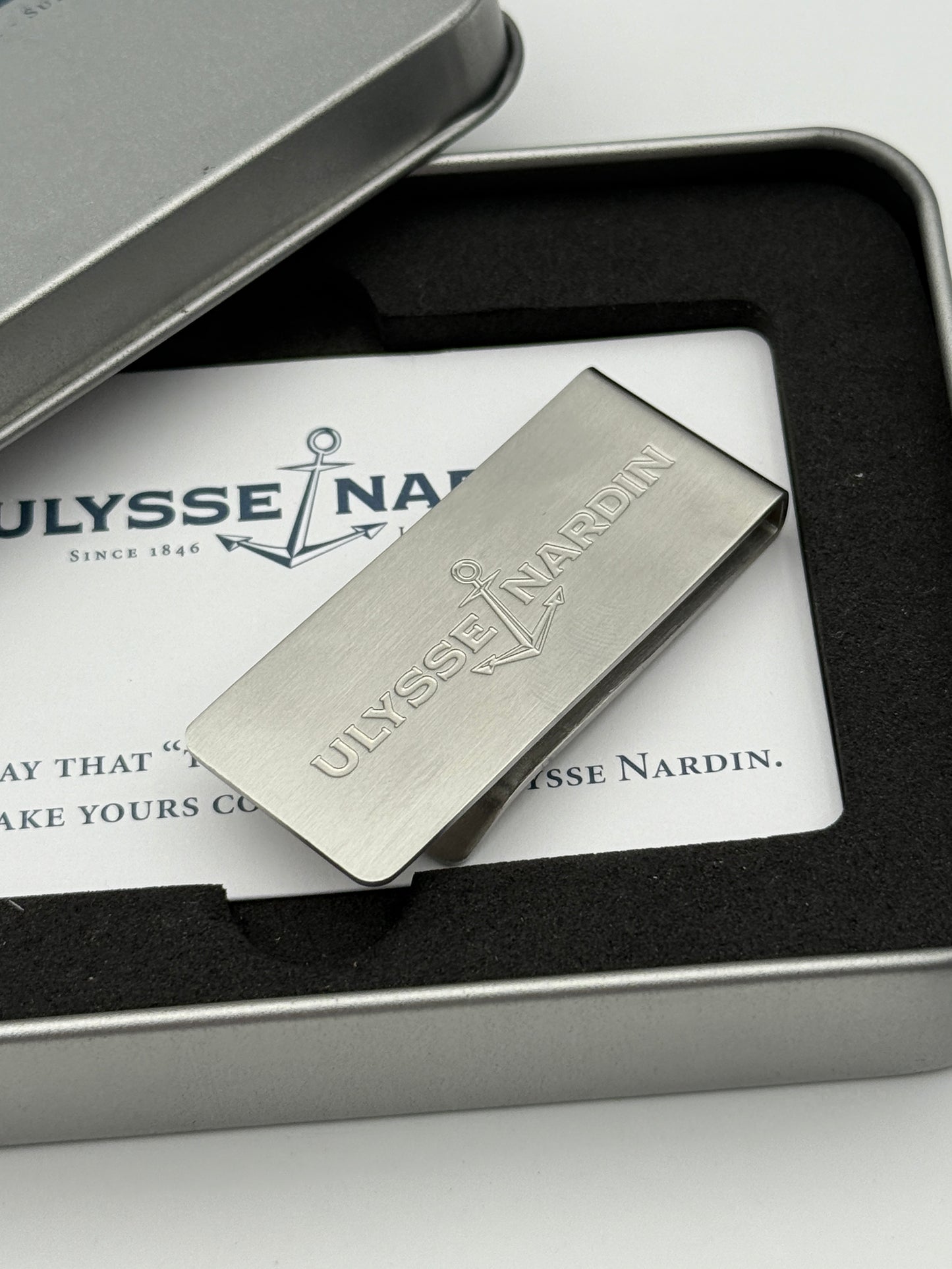 Ulysse nardin fermaslodi money clip gadget swiss made
