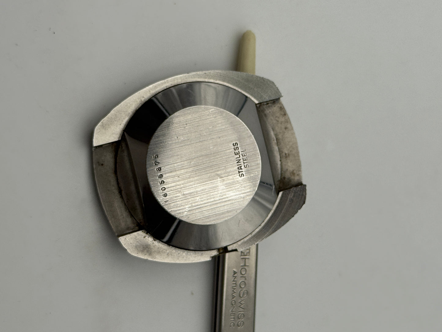 longines 8581-1 39mm cassa case steel ultrachron