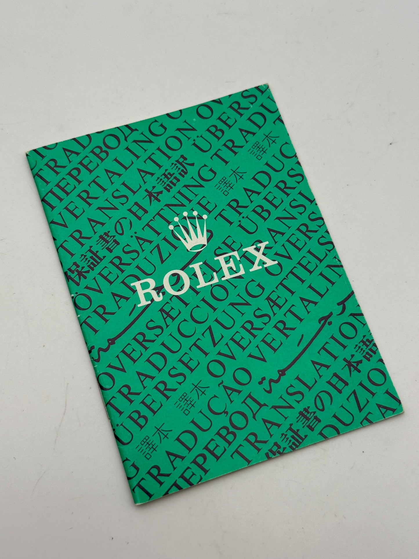 rolex traduction booklet traduzione 556-00-350-2-95 oyster 1995