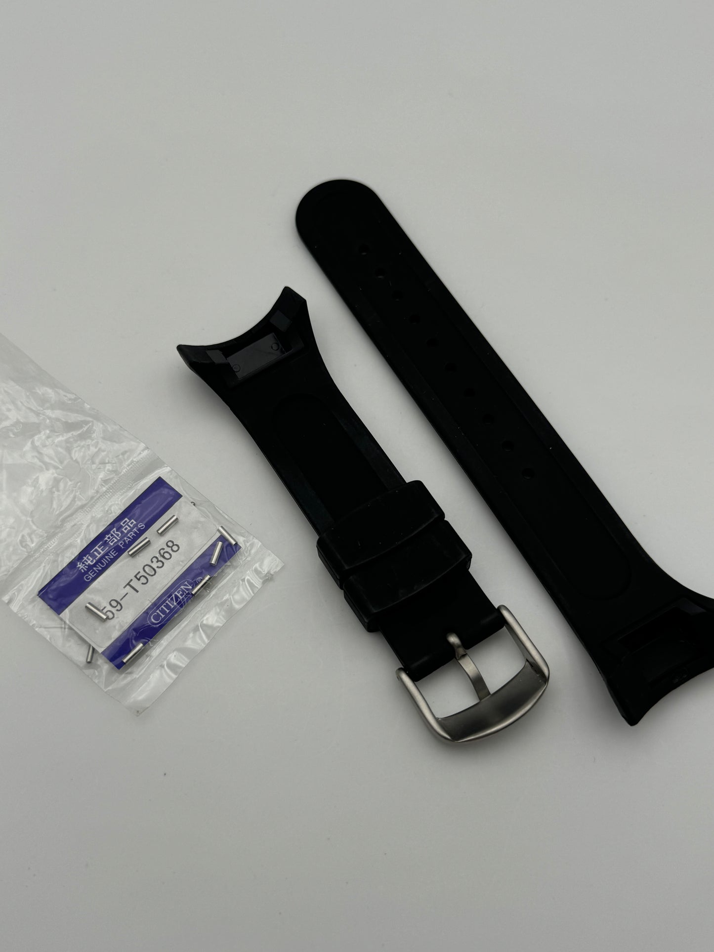 Citizen 59-T50368 cinturino in gomma strap rubber 27mm