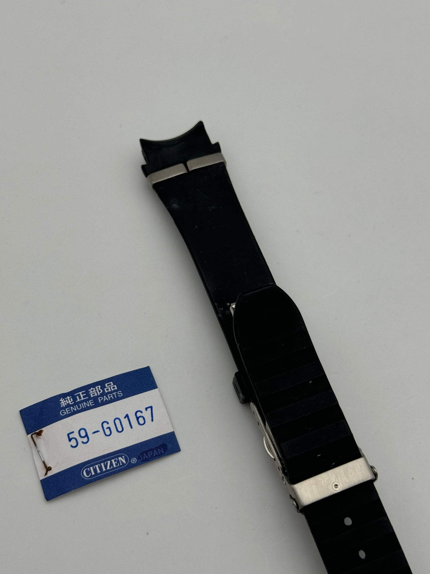 Citizen 59-G0167 cinturino in gomma, rubber strap 17mm