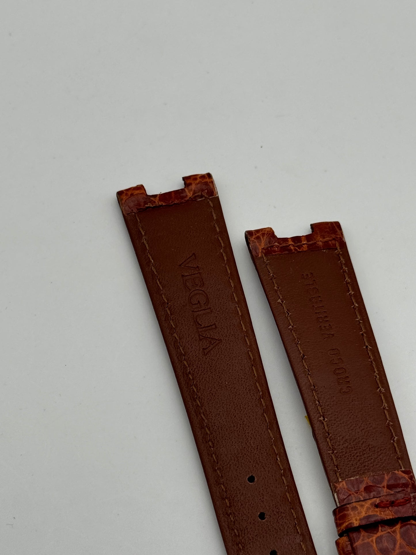 Veglia cinturino 9833 strap leather crocodile, coccodrillo 18mm