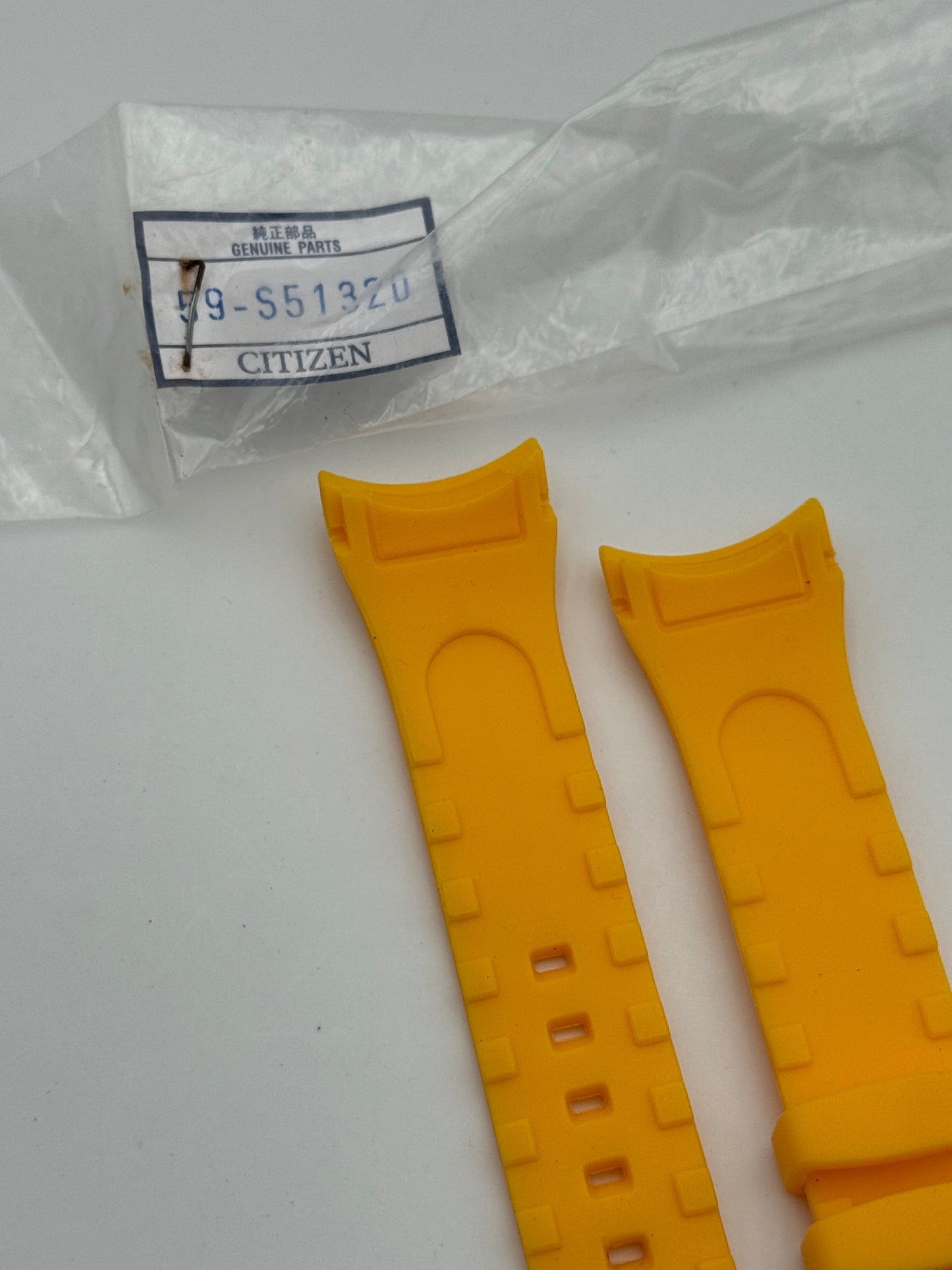 Cinturino 59-s51320 in gomma rubber strap 23 mm