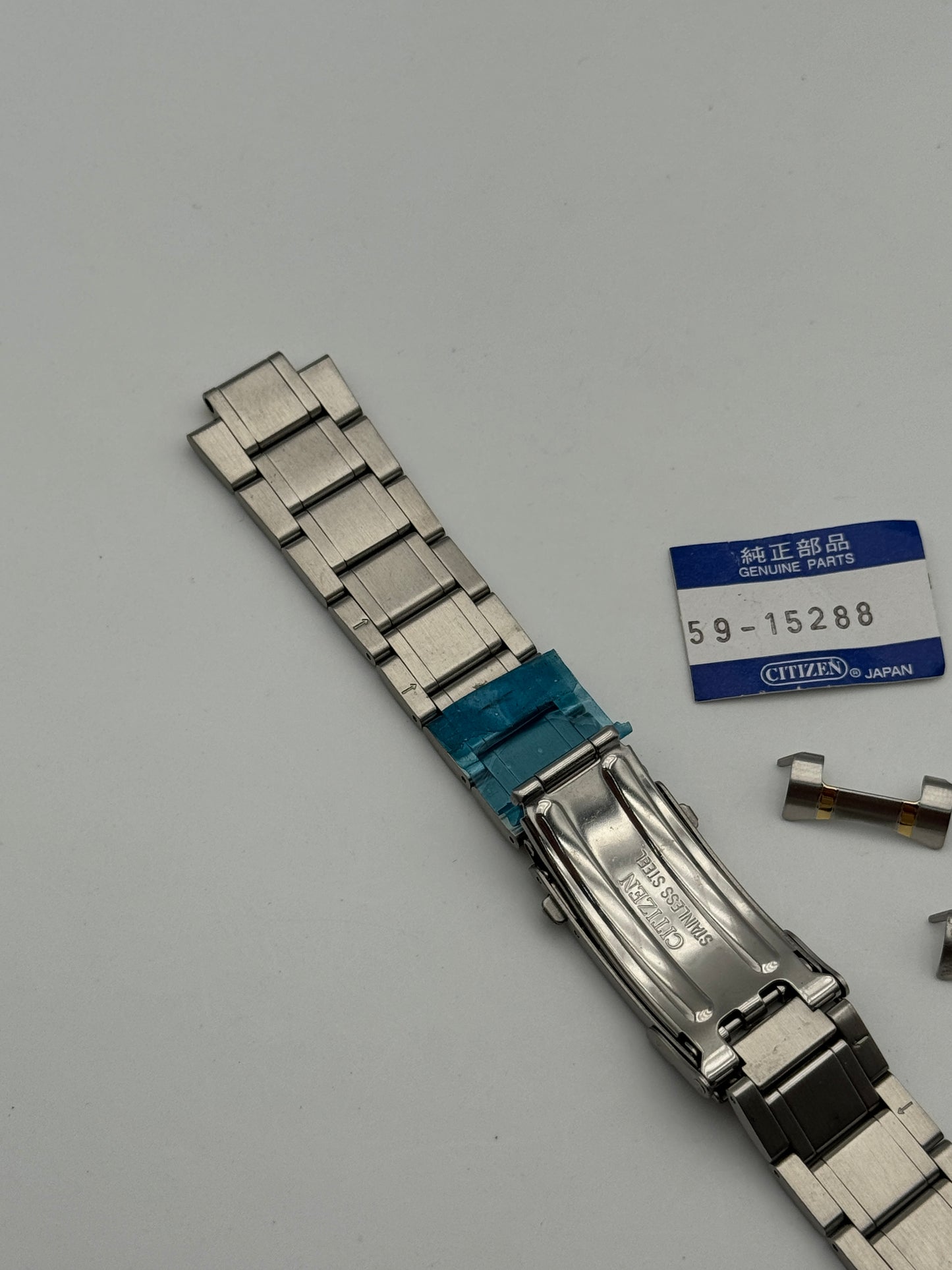 Citizen 59-15288 bracelet bracciale stell acciaio e oro gold 20mm