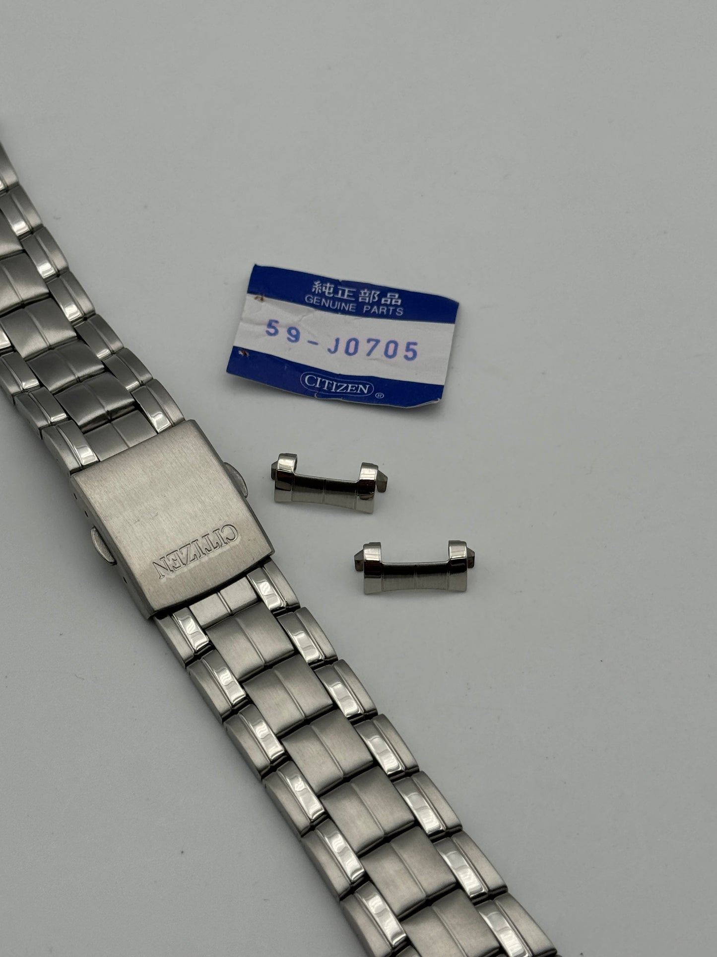 Citizen 59-J0705 bracelet bracciale acciaio steel 14mm