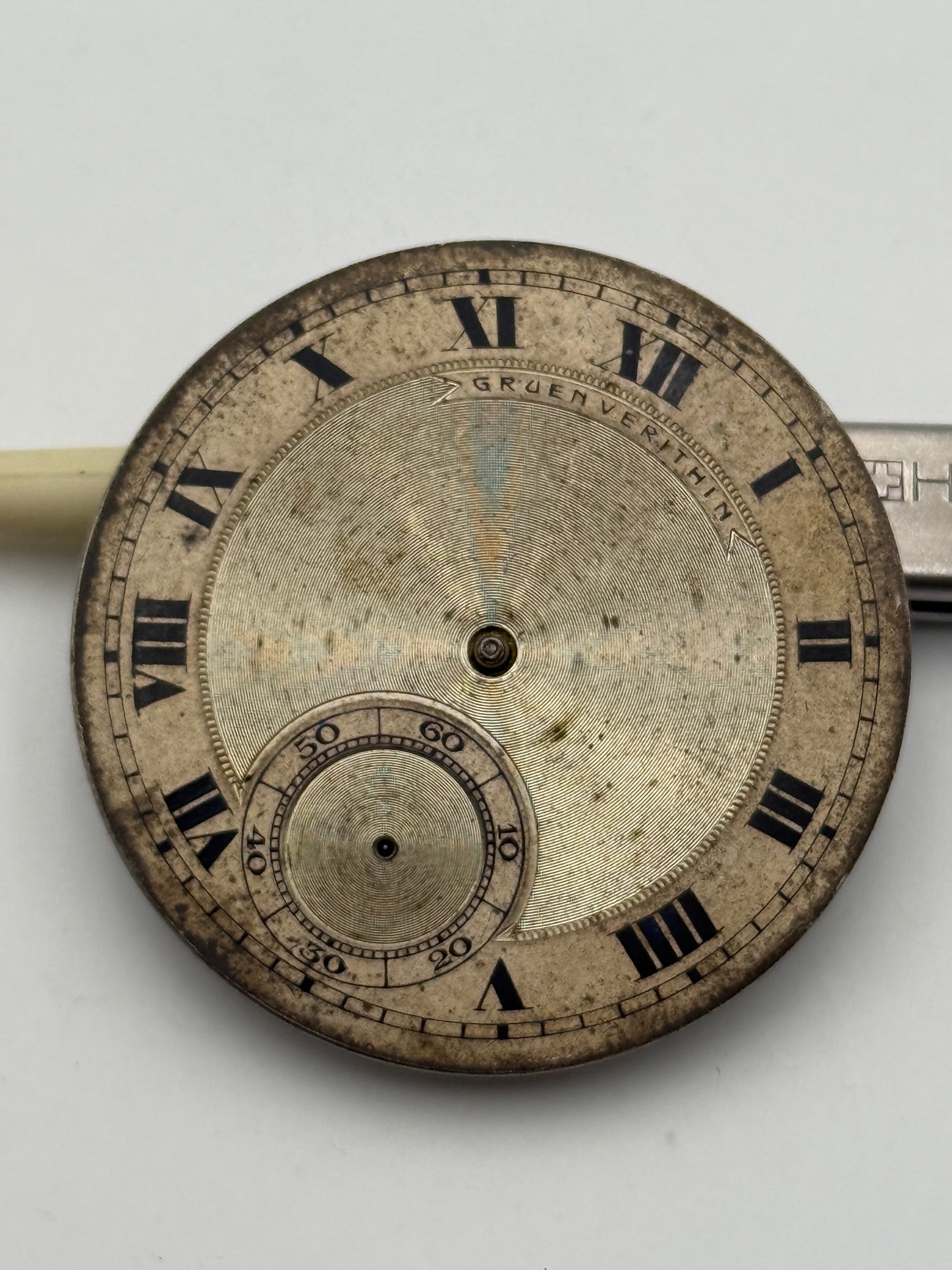 Gruen verithin pocket watch movement movimento 38.5mm