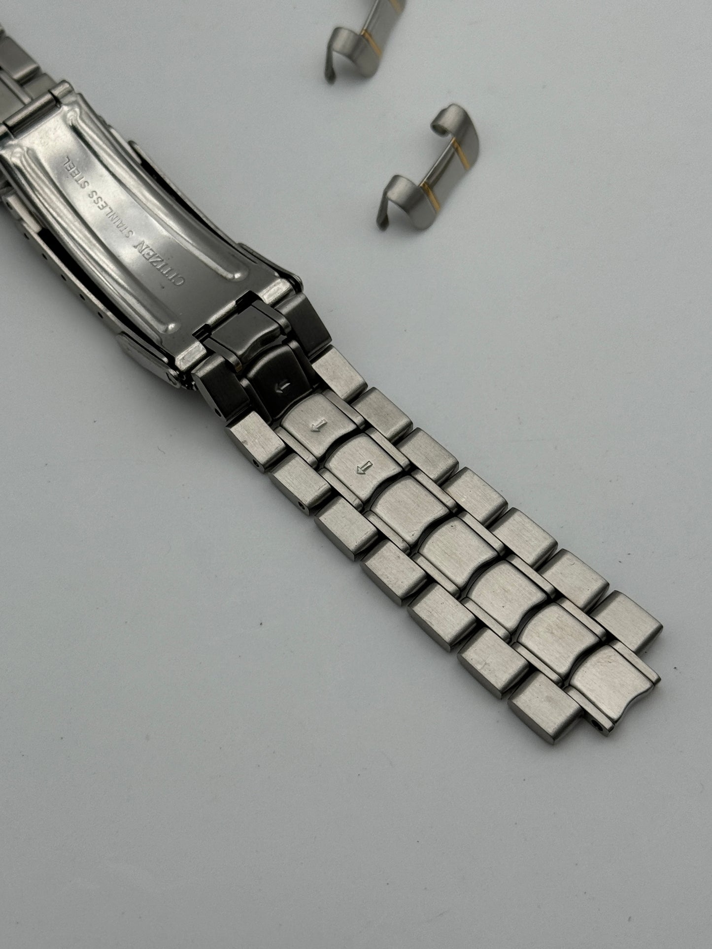 Citizen 59-15923 bracelet bracciale acciaio steel e oro gold 18 mm