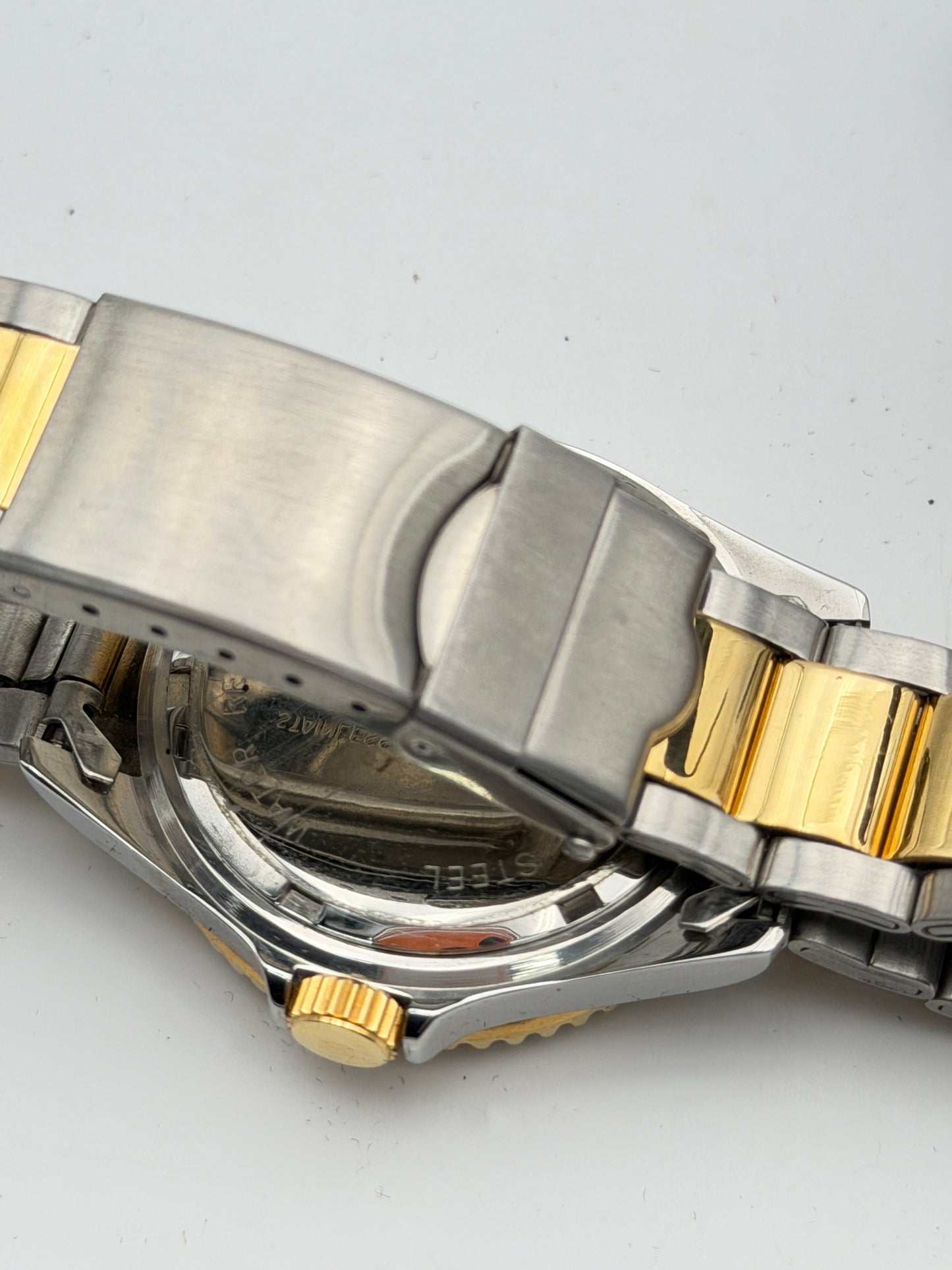 vagary quartz watch steel-gold plated sub 36mm
