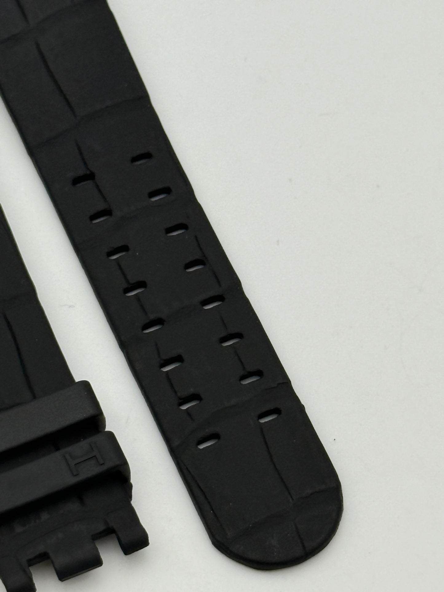 hamilton 22mm h691706103 dessus 700 caucciù cinturino strap gomma