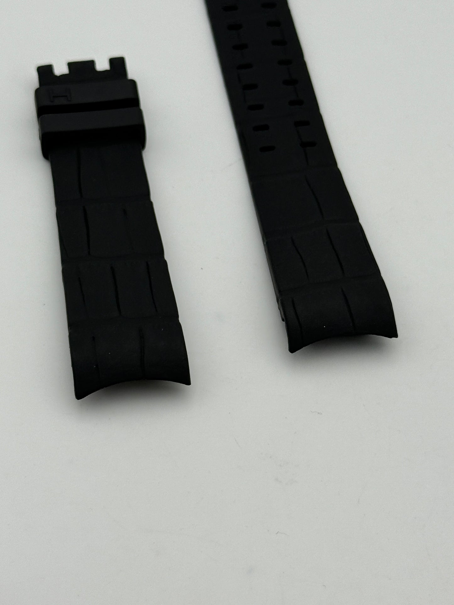 hamilton 22mm h691706103 dessus 700 caucciù cinturino strap gomma