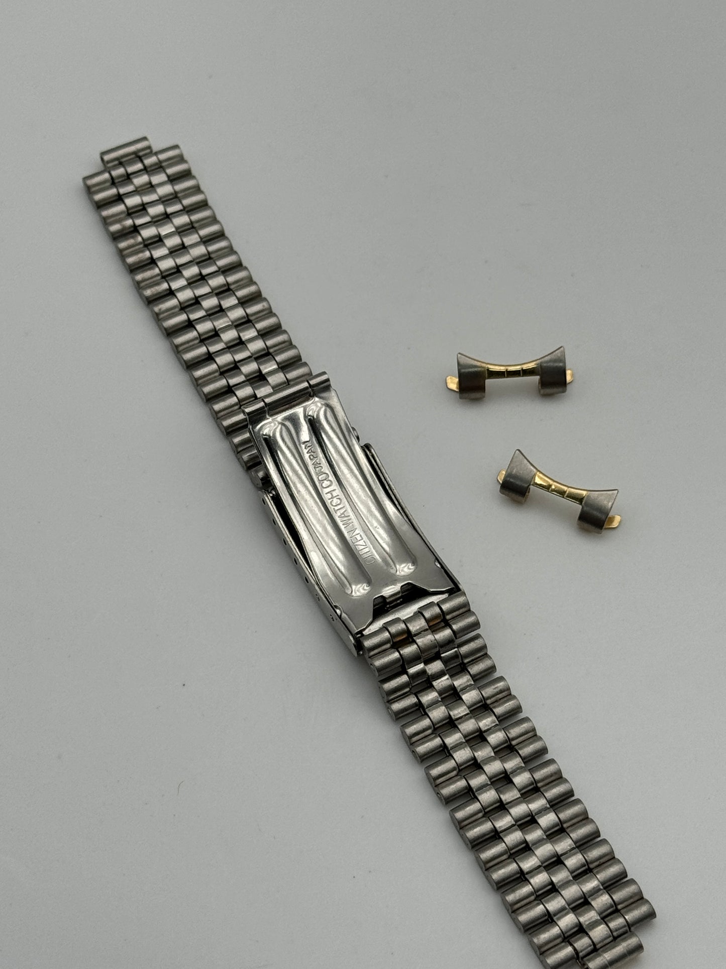 Citizen bracelet bracciale acciaio steel e oro gold 16mm