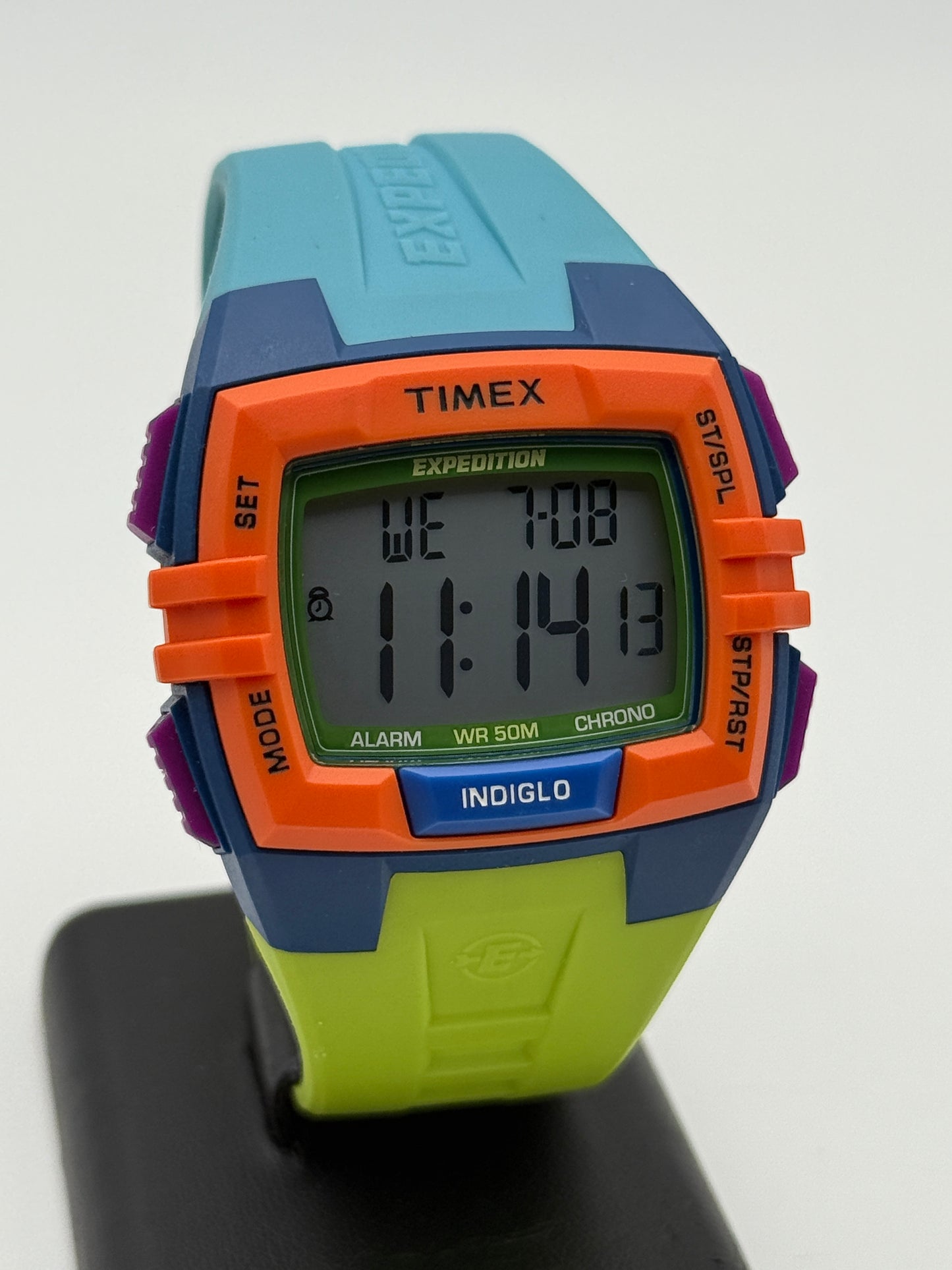 timex expedition indiglio m262 wr50m 45mm digital