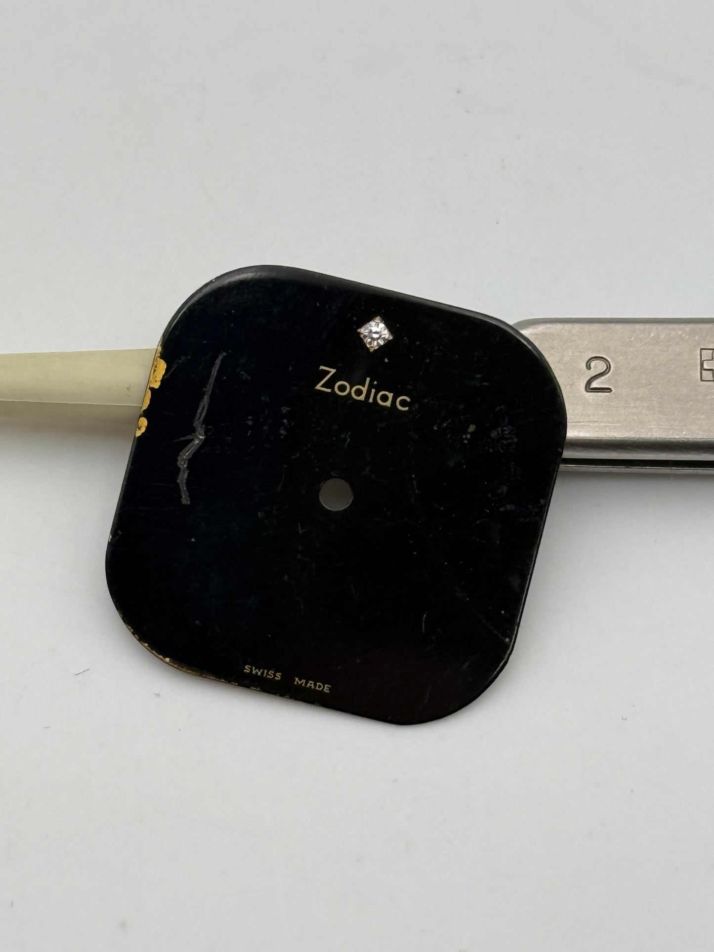 zodiac diamond 24.5mm dial quadrante