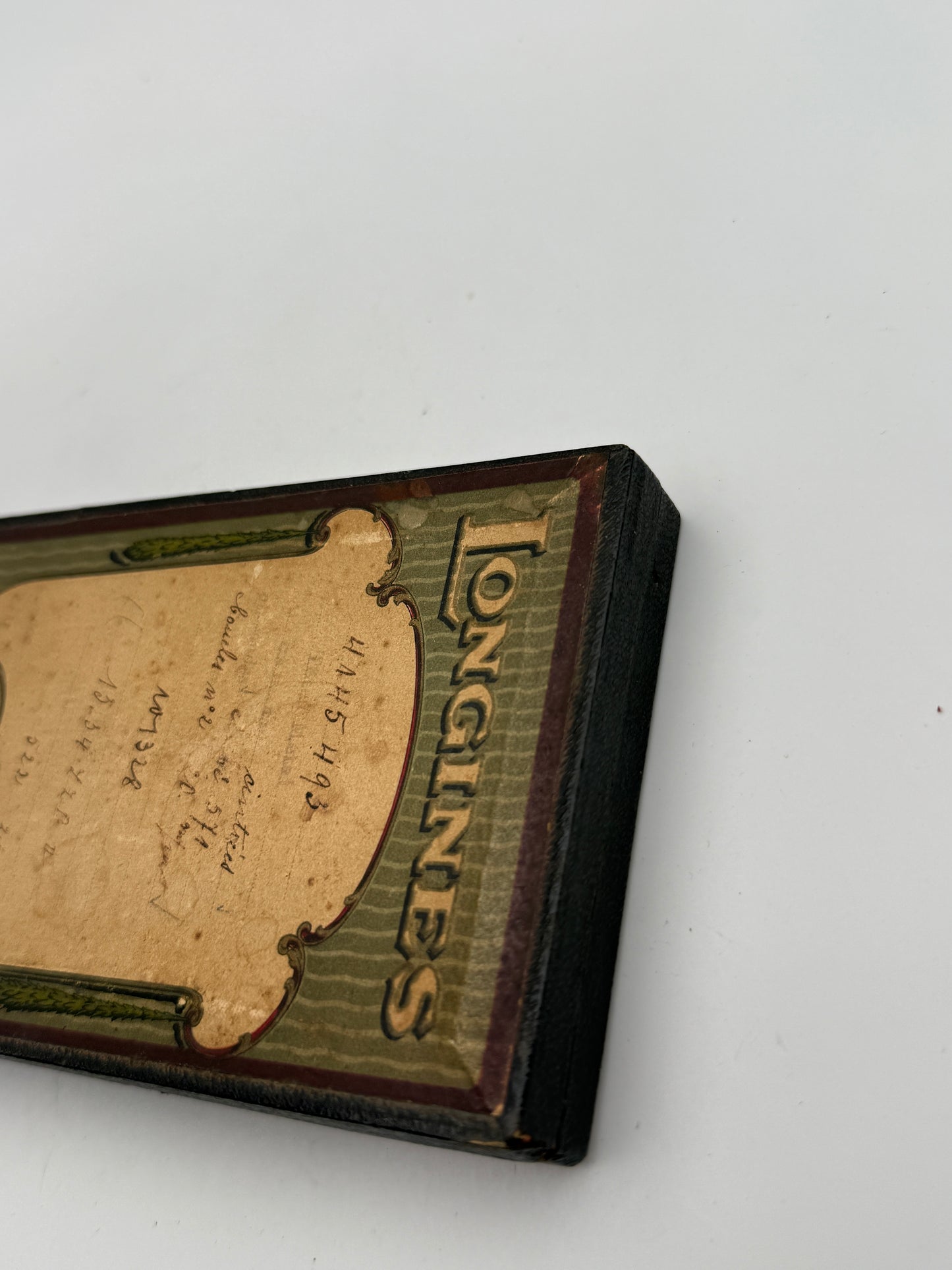 Longines 14x9cm watch parts box scatola