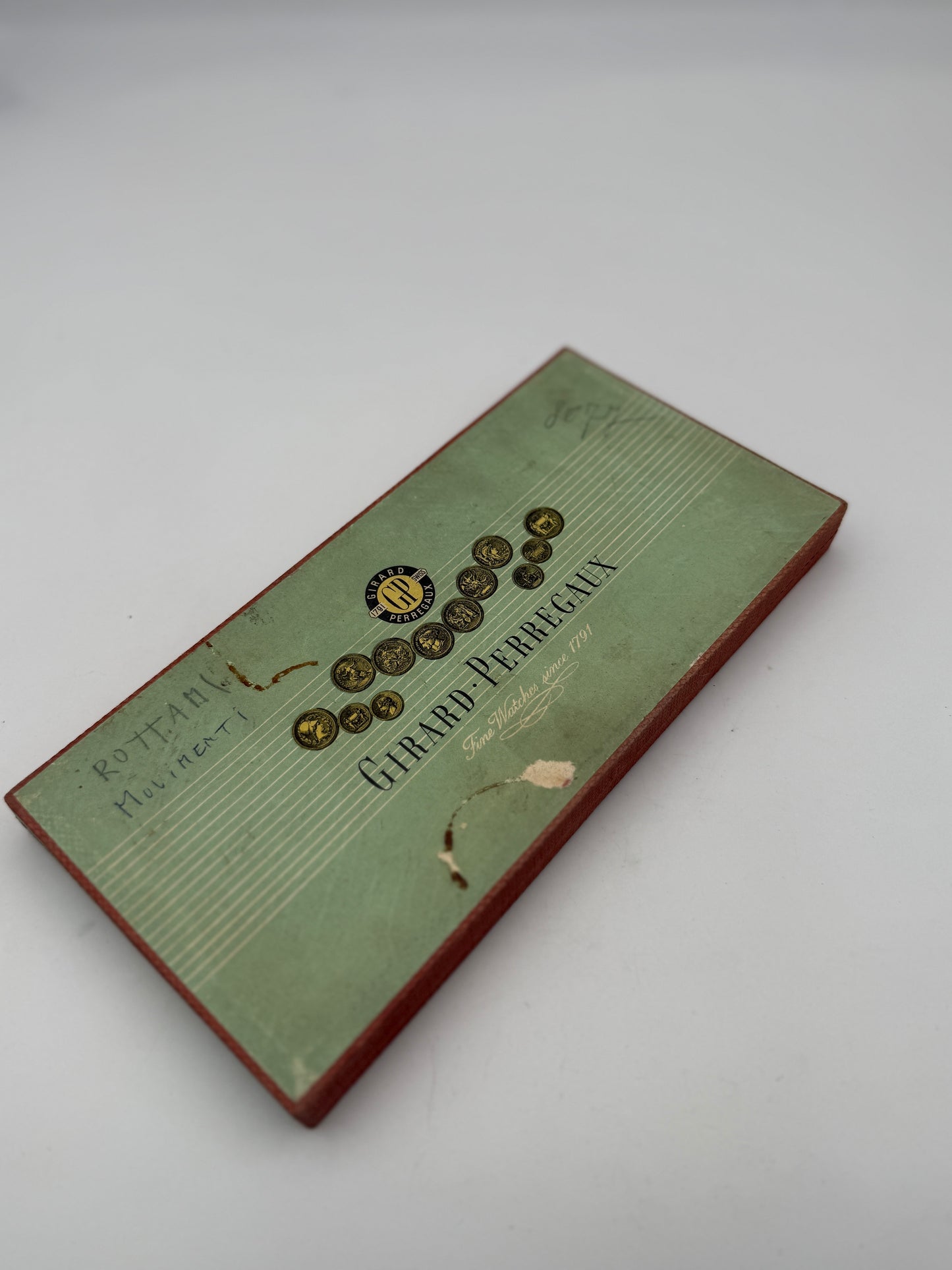 Girard perregaux 22x11cm watch parts box scatola