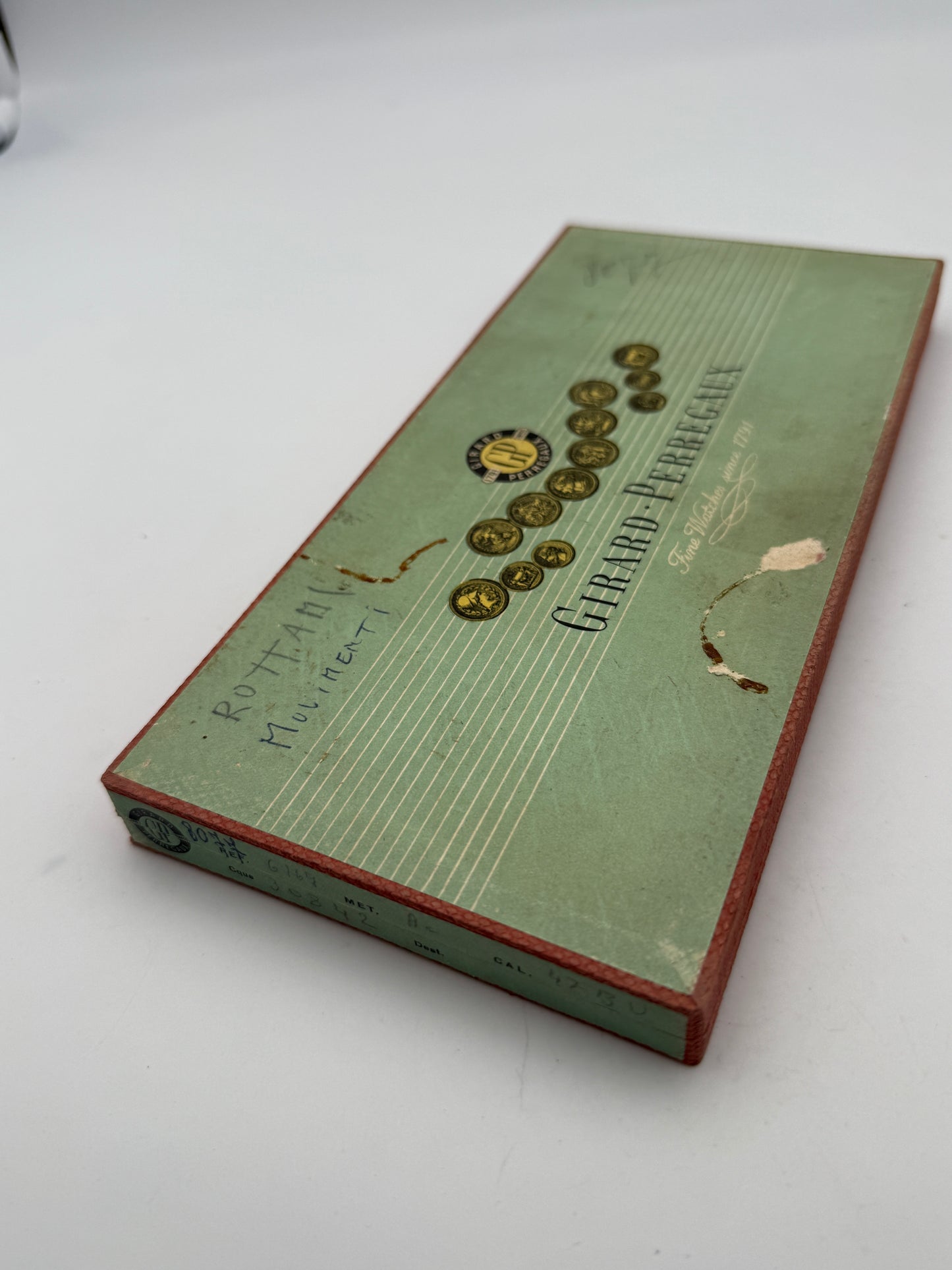 Girard perregaux 22x11cm watch parts box scatola