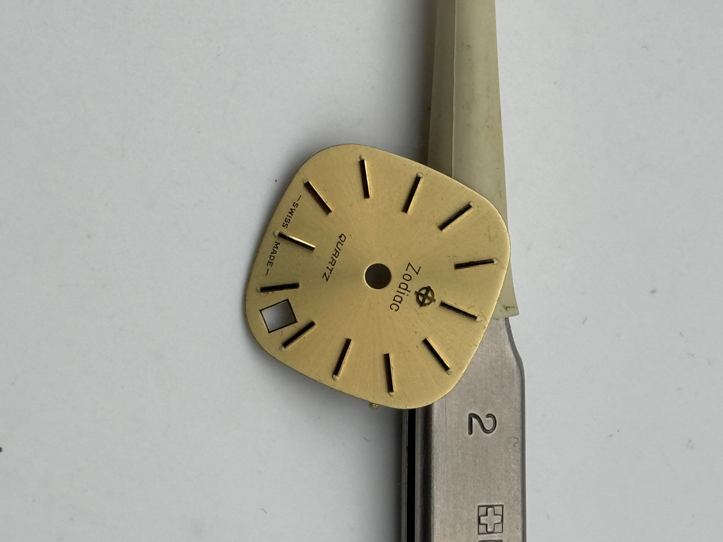 zodiac quartz 17.5mm dial quadrante