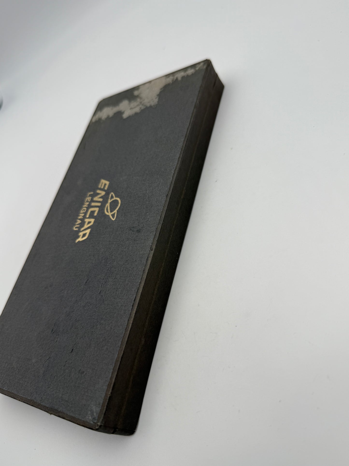 enicar lengnau 23x11cm watch parts box scatola