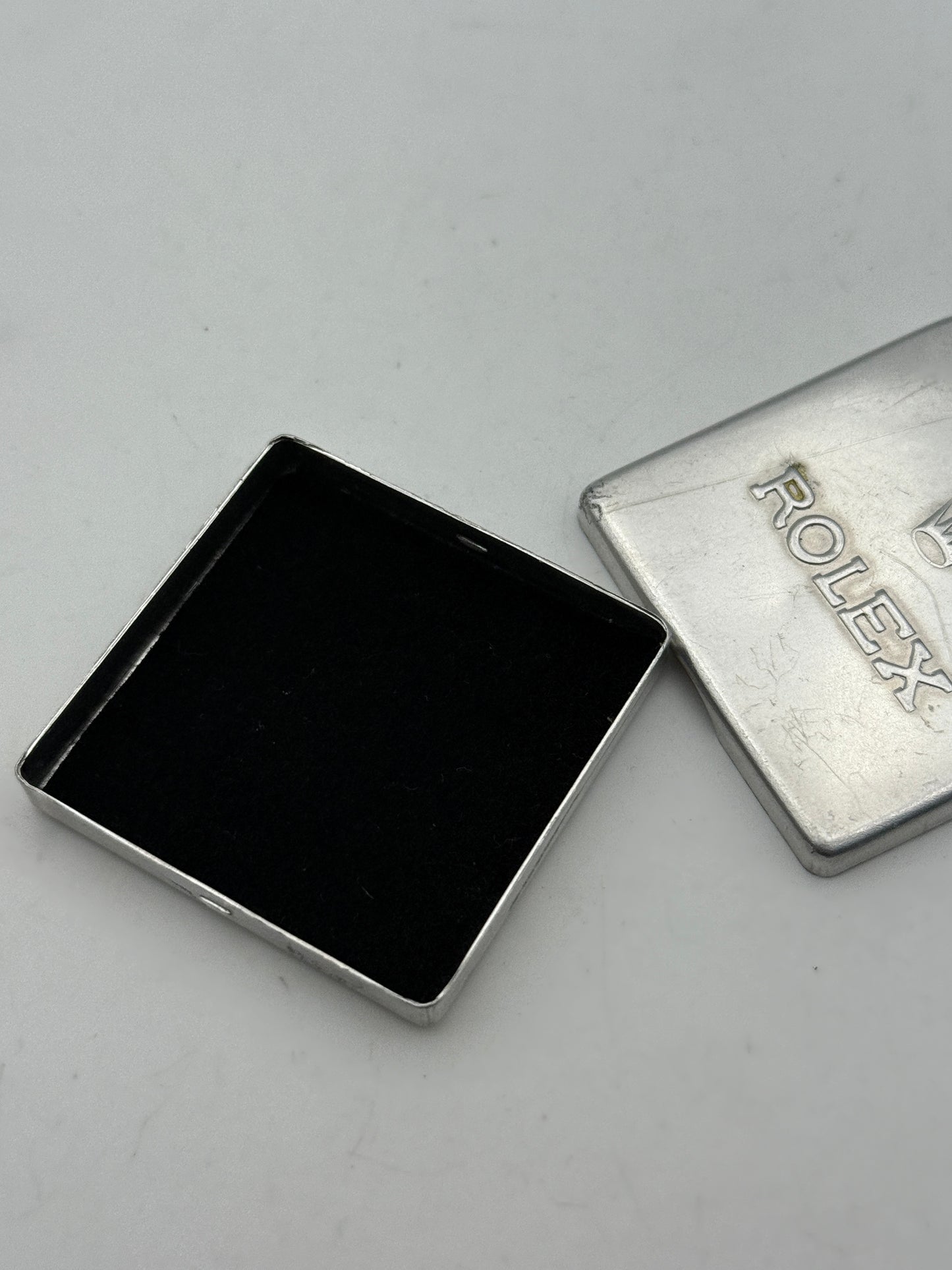 rolex dial box swiss made vintage aluminiumrolex dial box swiss made vintage aluminium