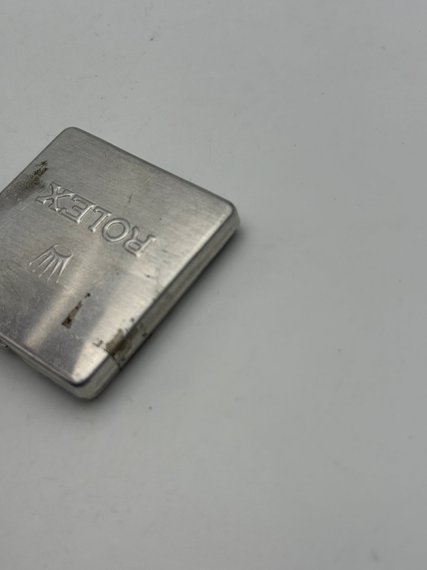 rolex dial box swiss made vintage aluminium