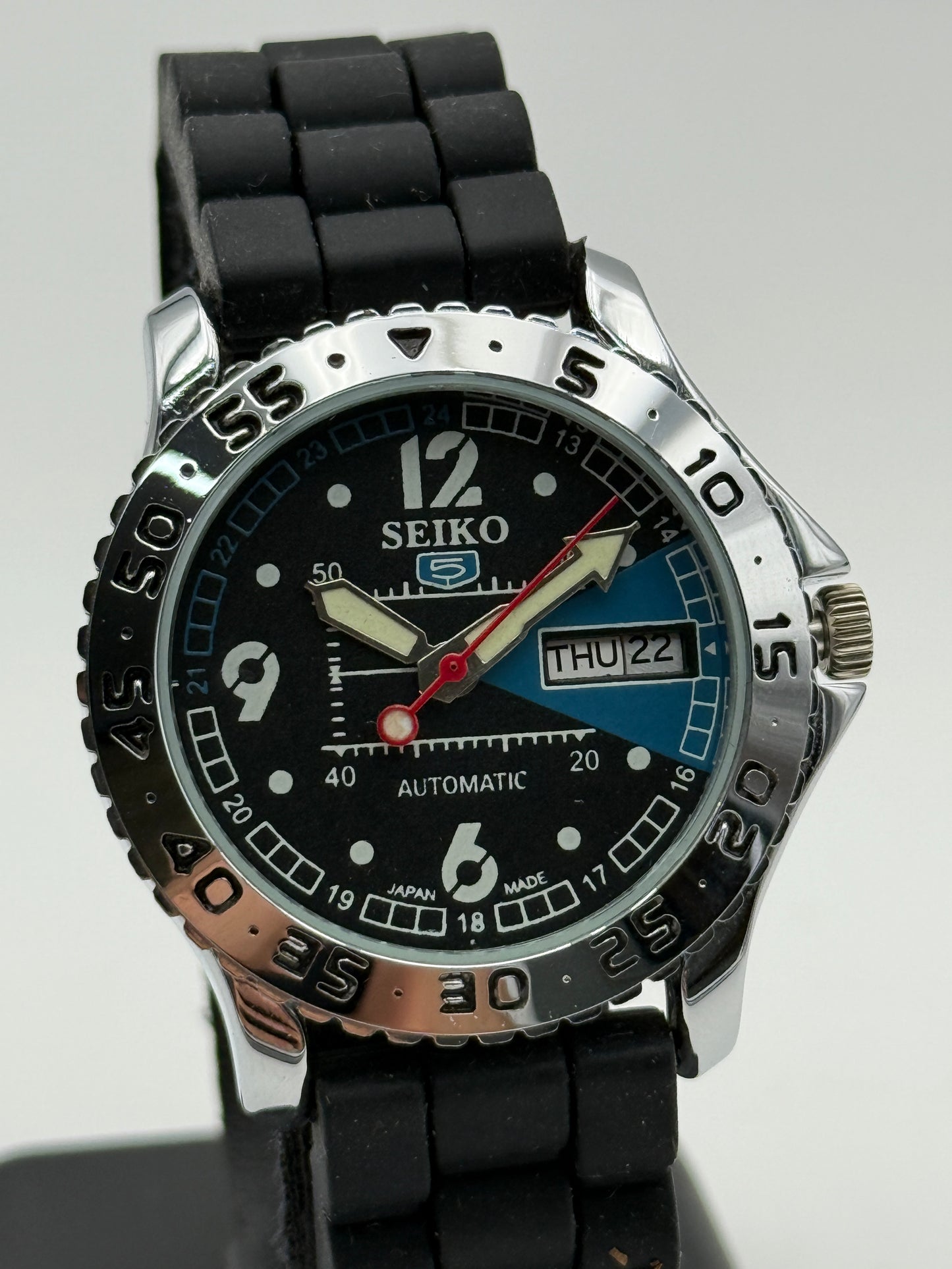 seiko 5 automatic 6309-5820 vintage 39.5mm