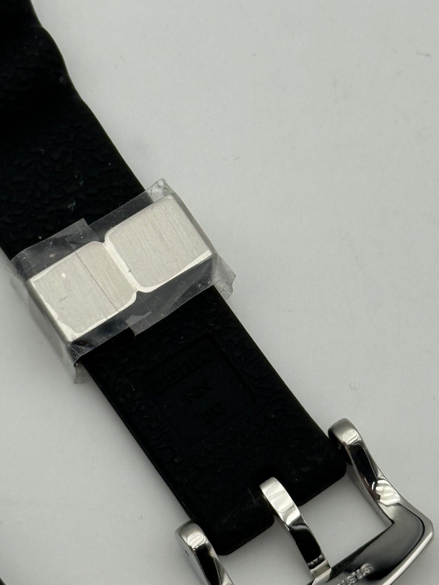 seiko gomma nero 20mm cinturino strap rubber